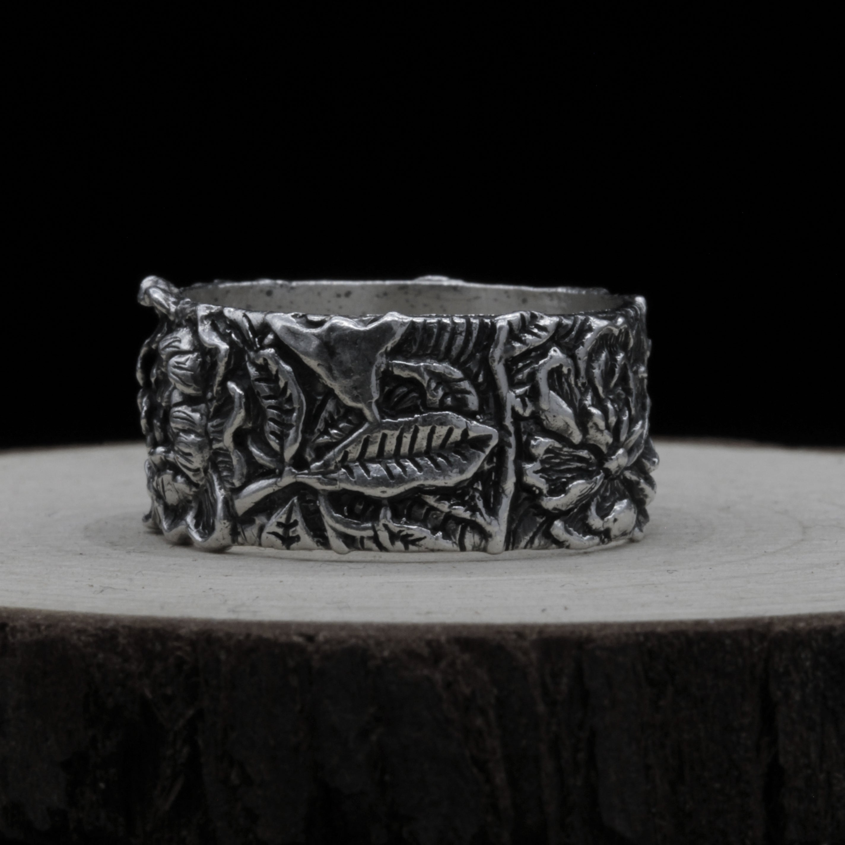 Peony Ring – Elegant Floral Jewelry Handmade in Sterling Silver 925