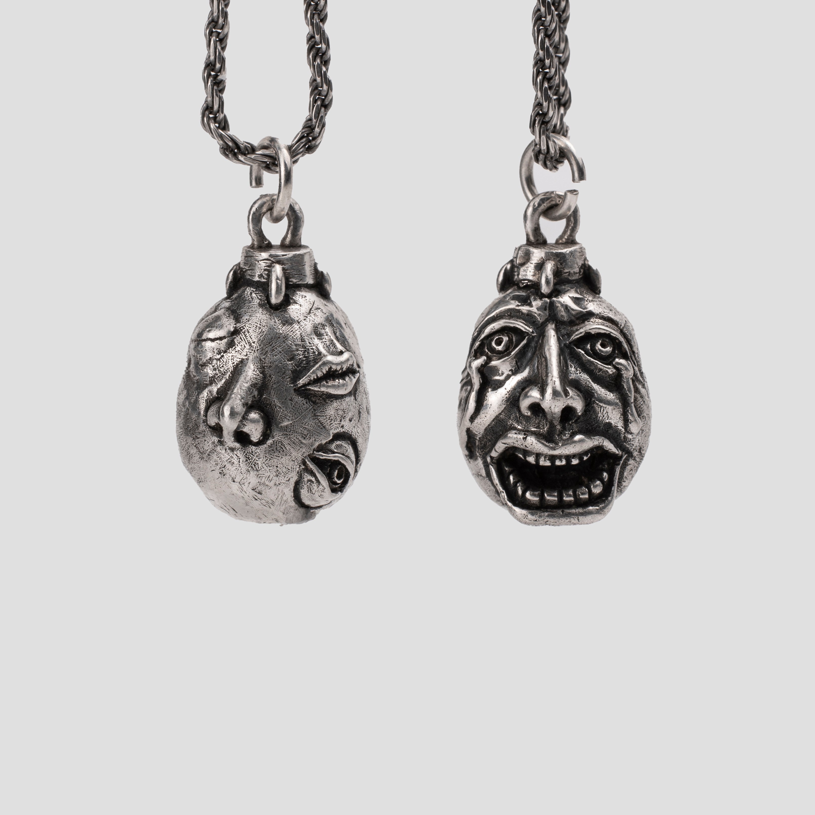 Berserk Behelit Pendant – King's Egg Handcrafted in Sterling Silver 925