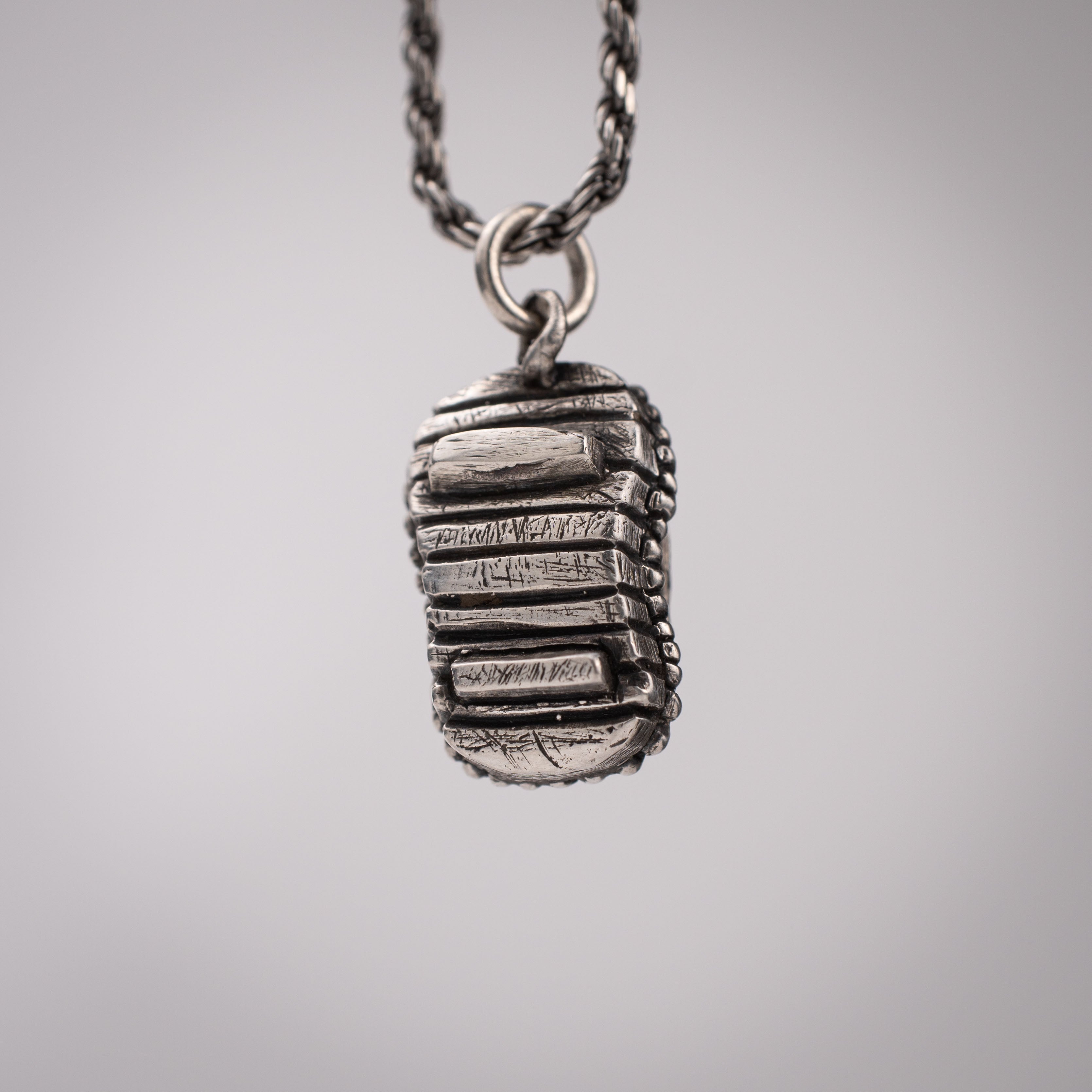 Tsukumogami Geta Pendant – Sandal Yokai in Sterling Silver 925