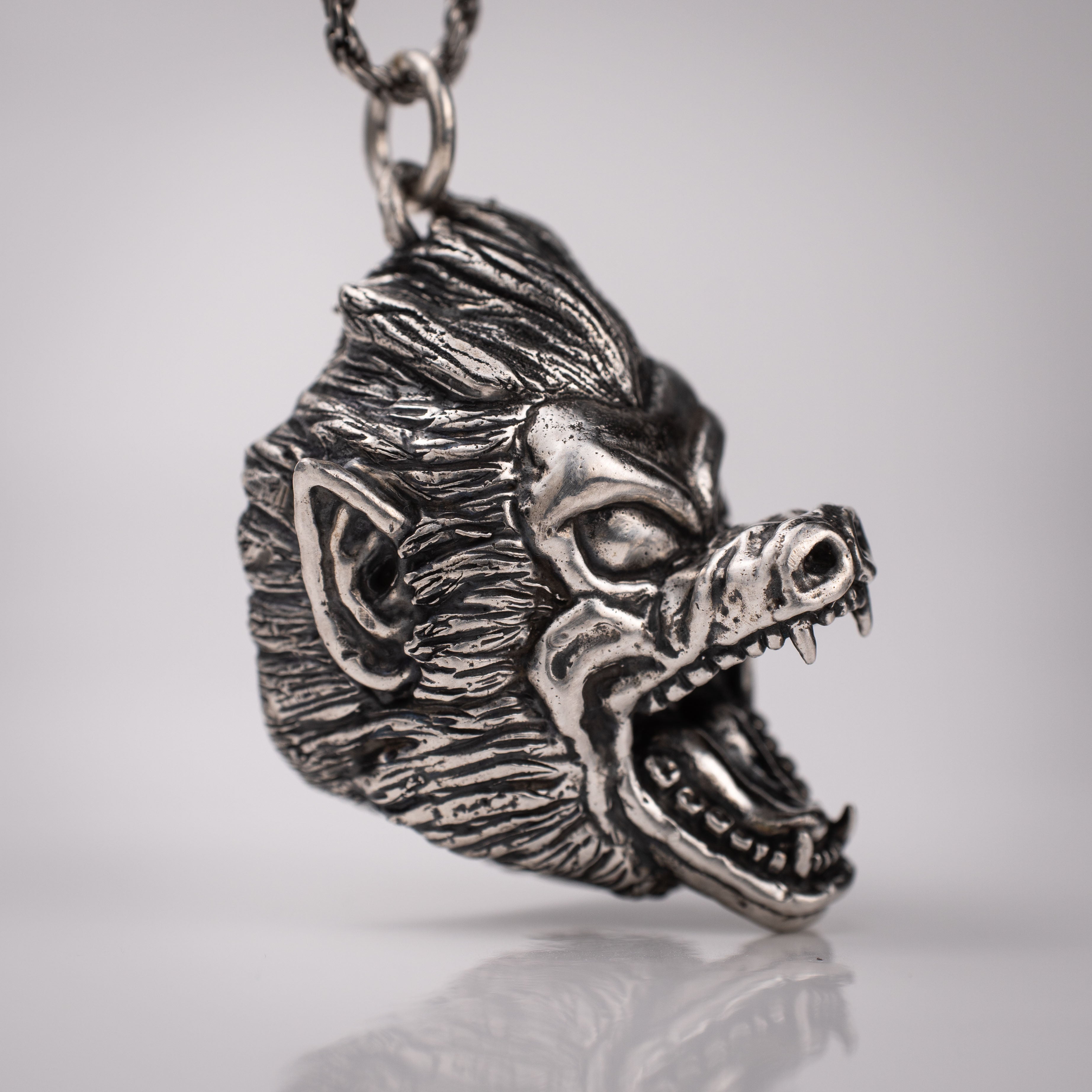 Oozaru Pendant – Dragon Ball-Inspired Handmade in Sterling Silver 925