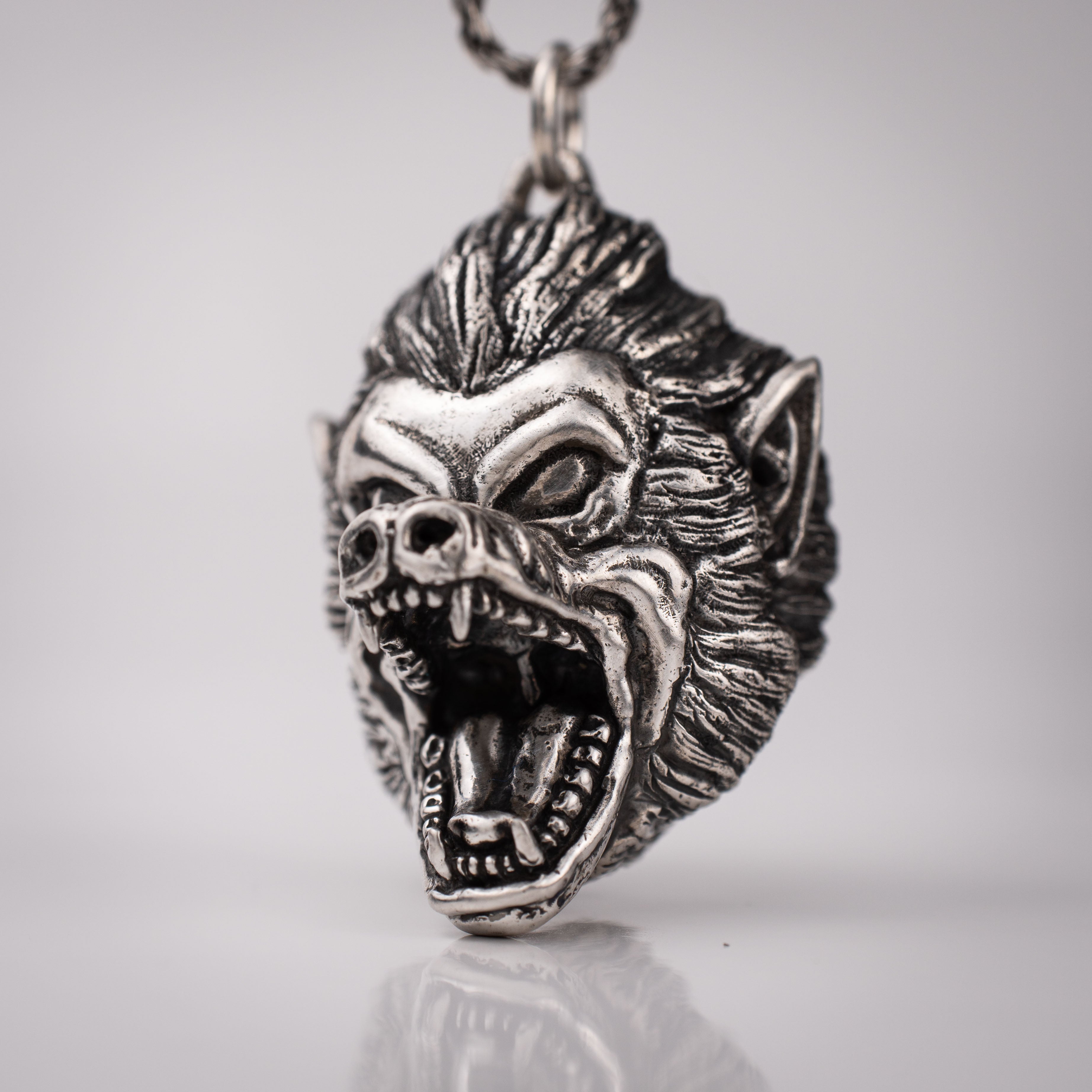 Oozaru Pendant – Dragon Ball-Inspired Handmade in Sterling Silver 925