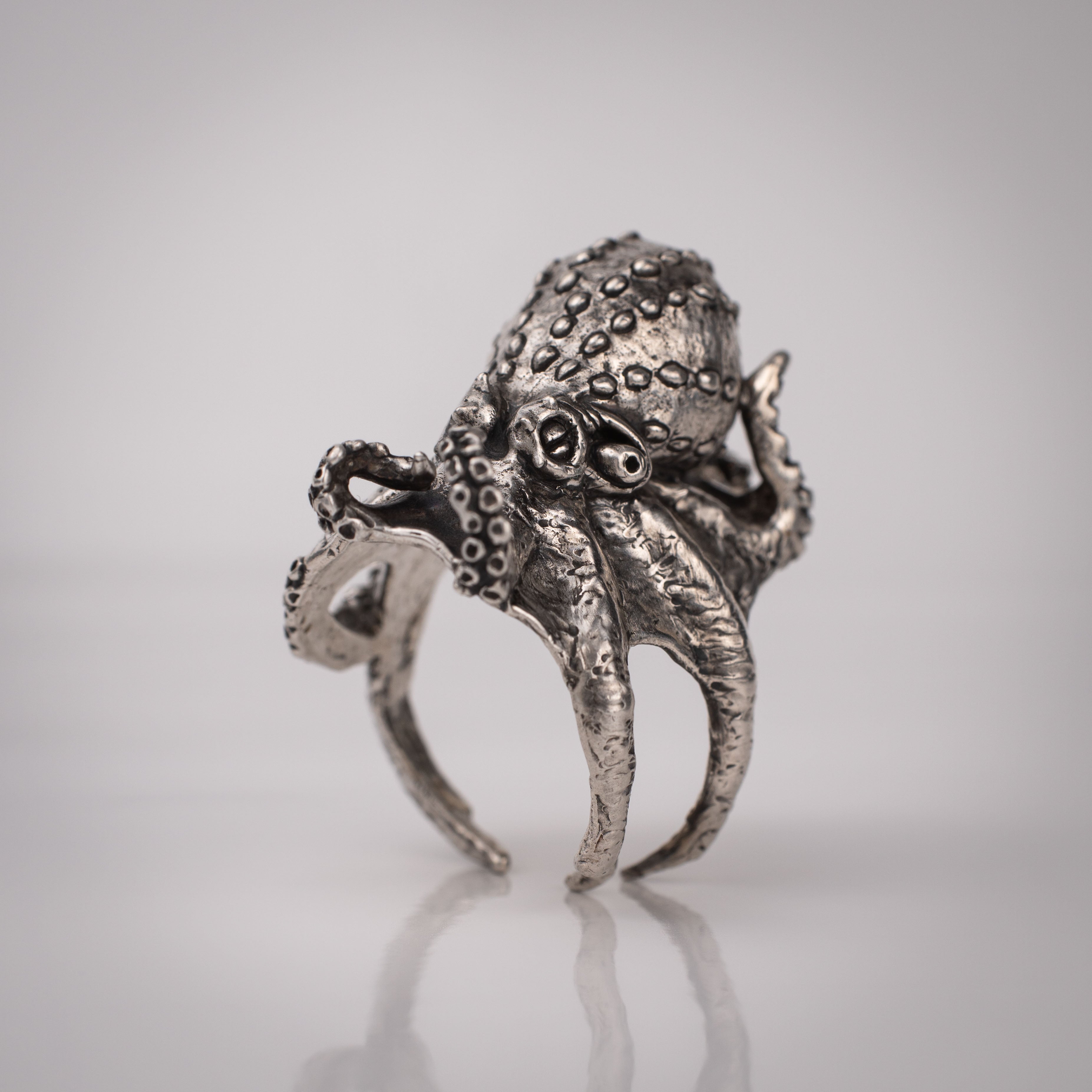 Octopus Ring – Ocean Nature's Inspired in Sterling Silver 925