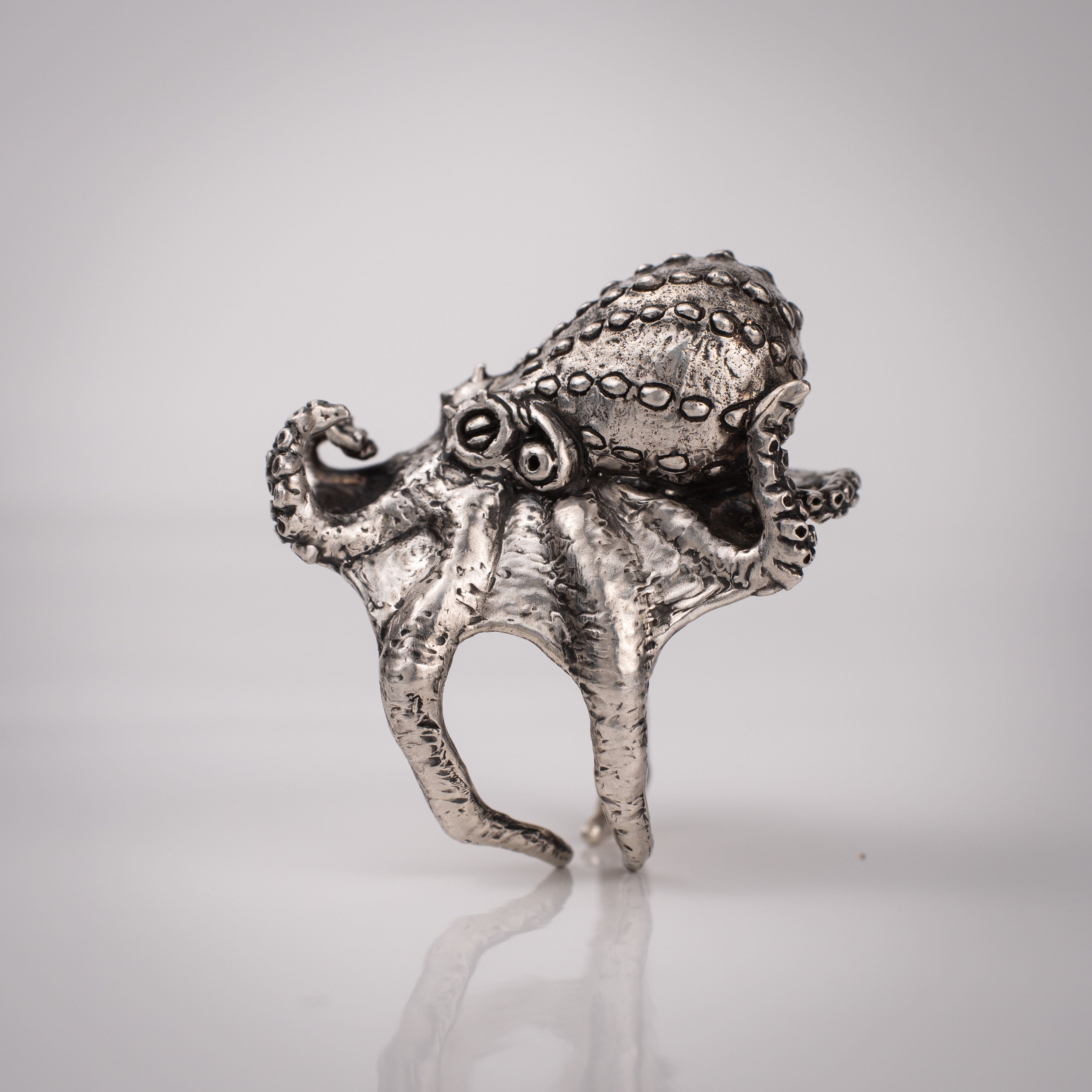 Octopus Ring – Ocean Nature's Inspired in Sterling Silver 925