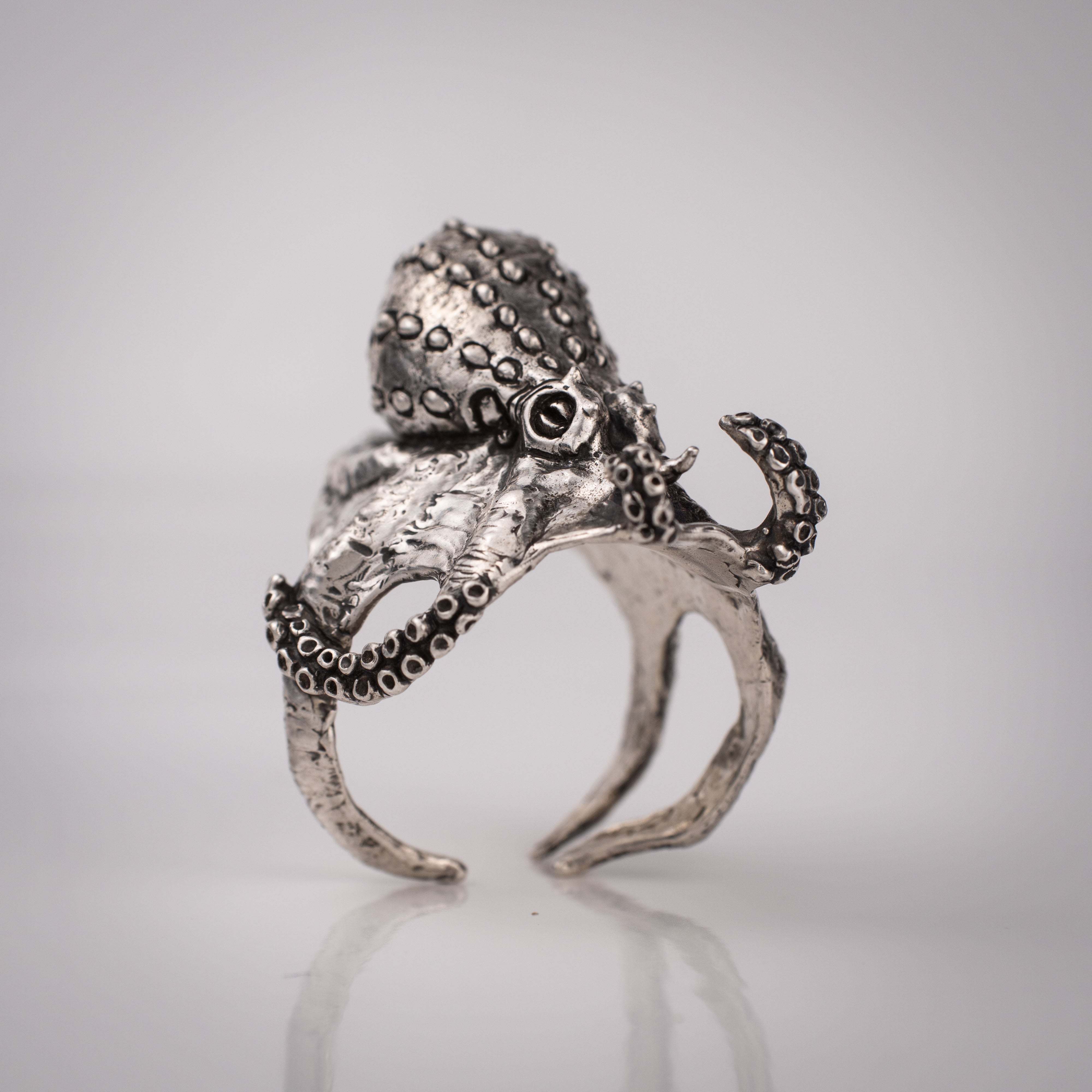 Octopus Ring – Ocean Nature's Inspired in Sterling Silver 925
