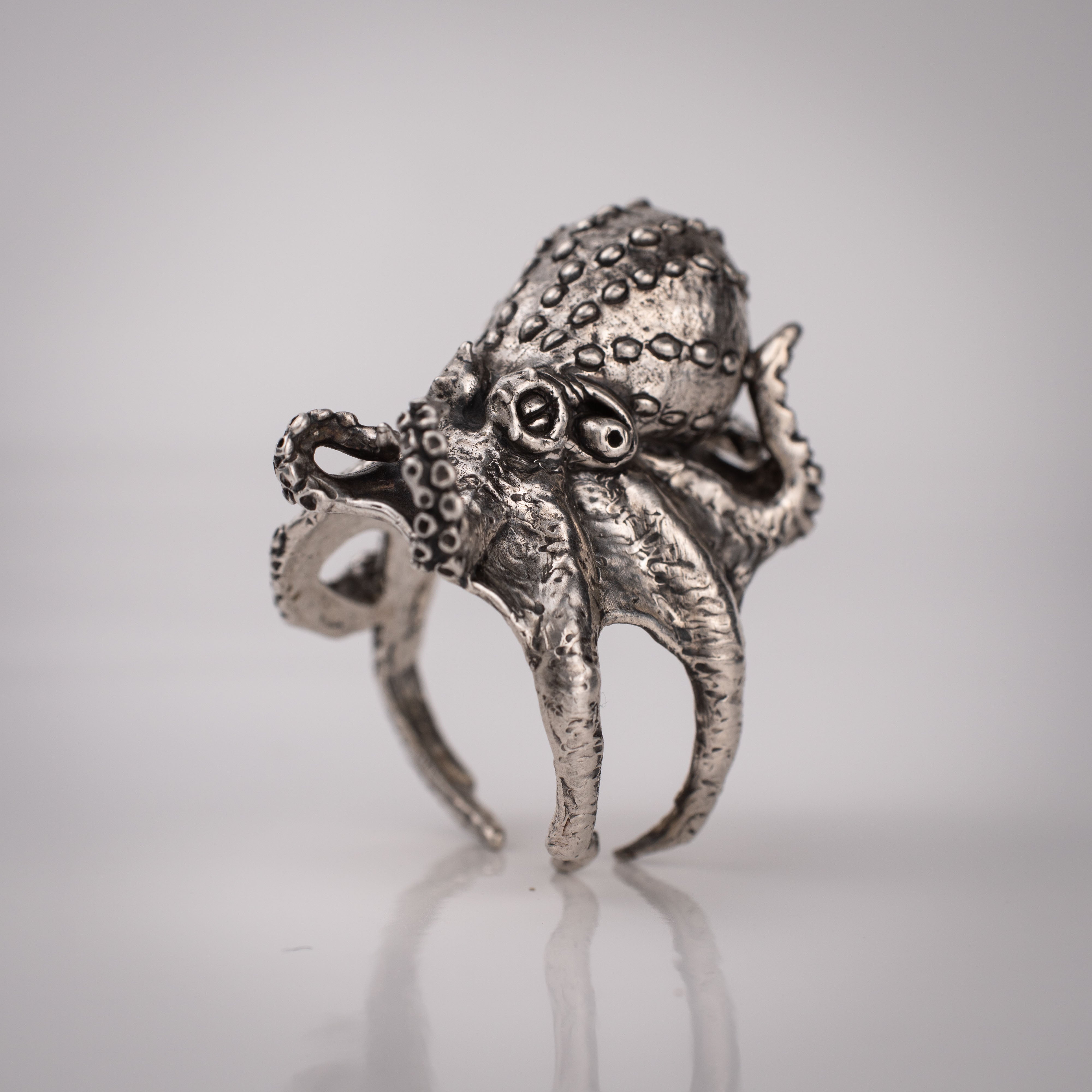 Octopus Ring – Ocean Nature's Inspired in Sterling Silver 925