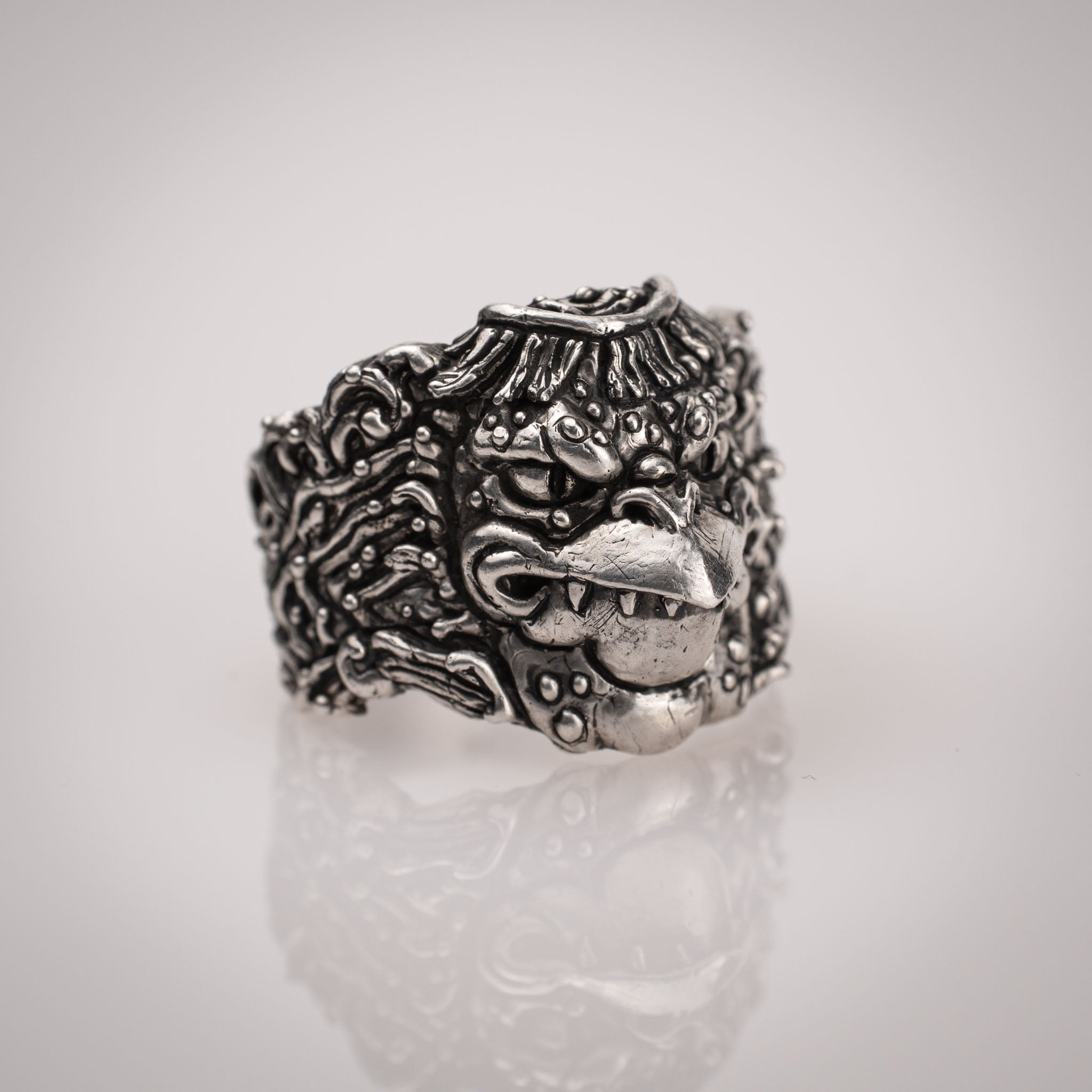 Kappa Ring – Japanese Mythology-Inspired in Sterling Silver 925