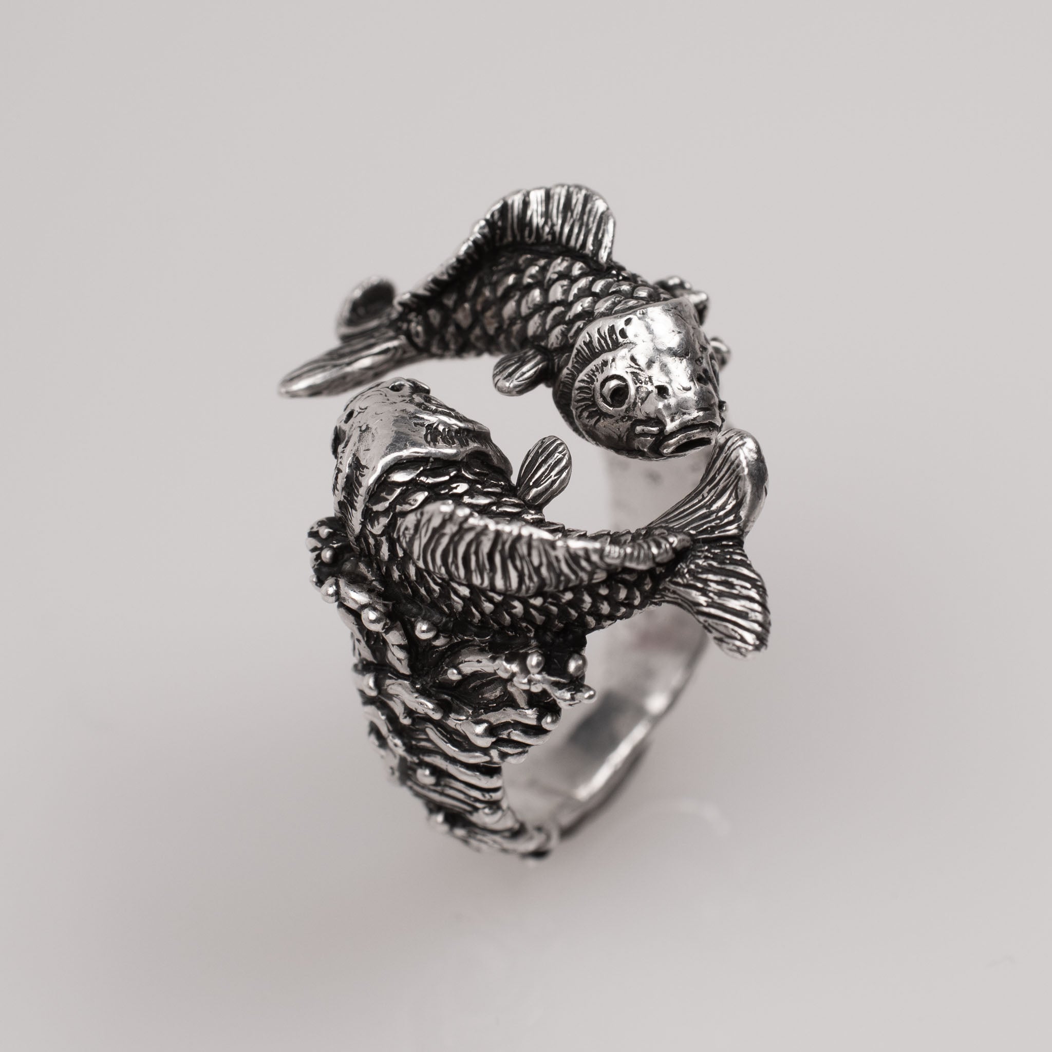 Koi Fish Ring – Japanese-Inspired Symbolic Jewelry in Sterling Silver 925