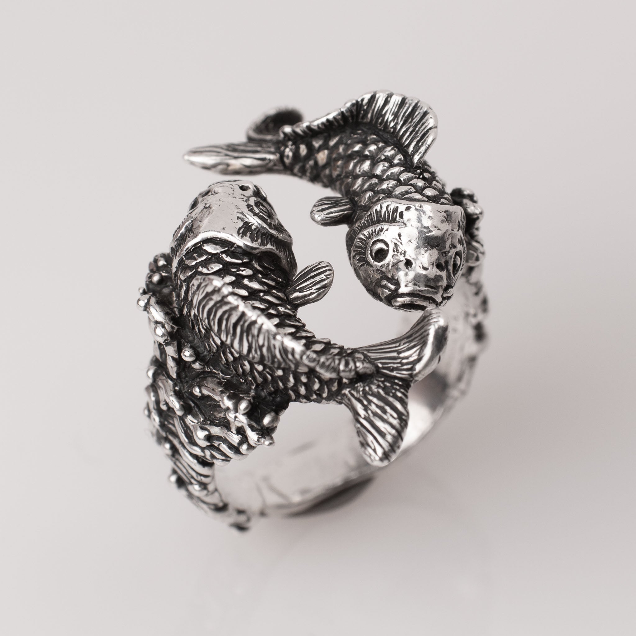 Koi Fish Ring – Japanese-Inspired Symbolic Jewelry in Sterling Silver 925