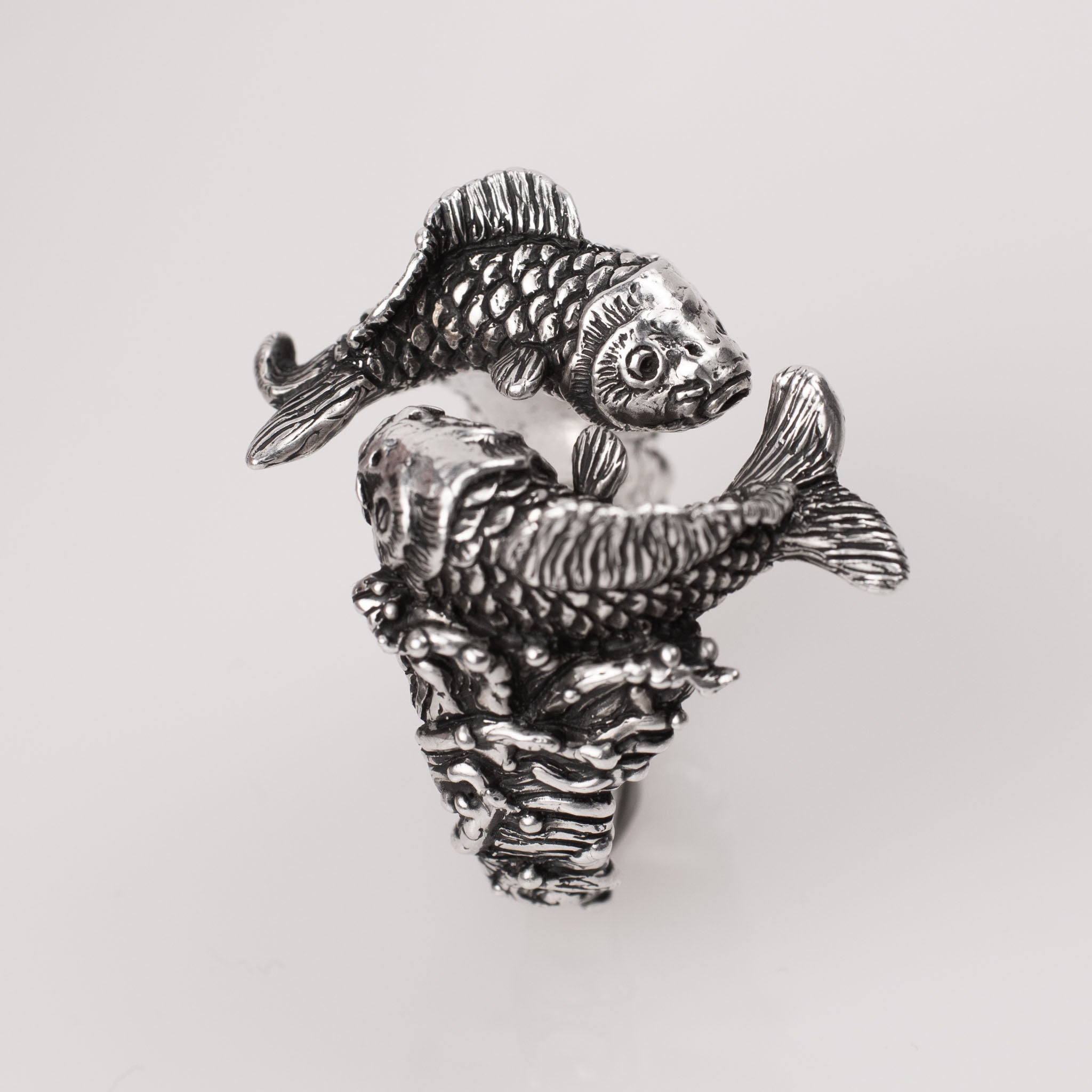 Koi Fish Ring – Japanese-Inspired Symbolic Jewelry in Sterling Silver 925