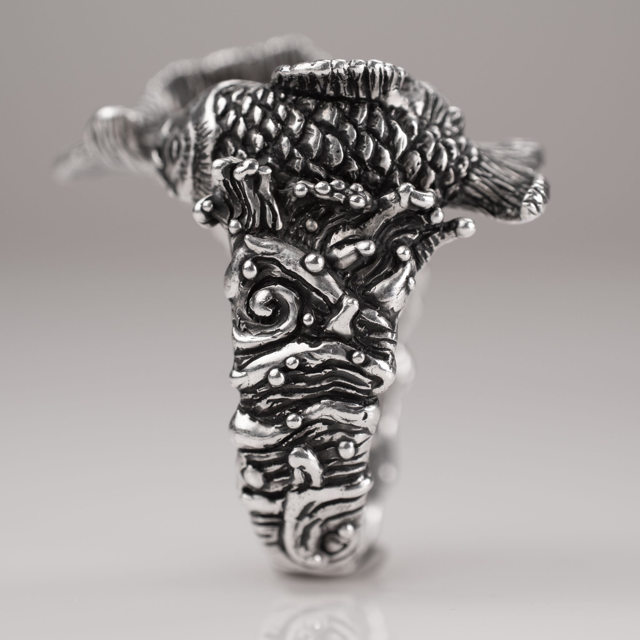 Koi Fish Ring – Japanese-Inspired Symbolic Jewelry in Sterling Silver 925