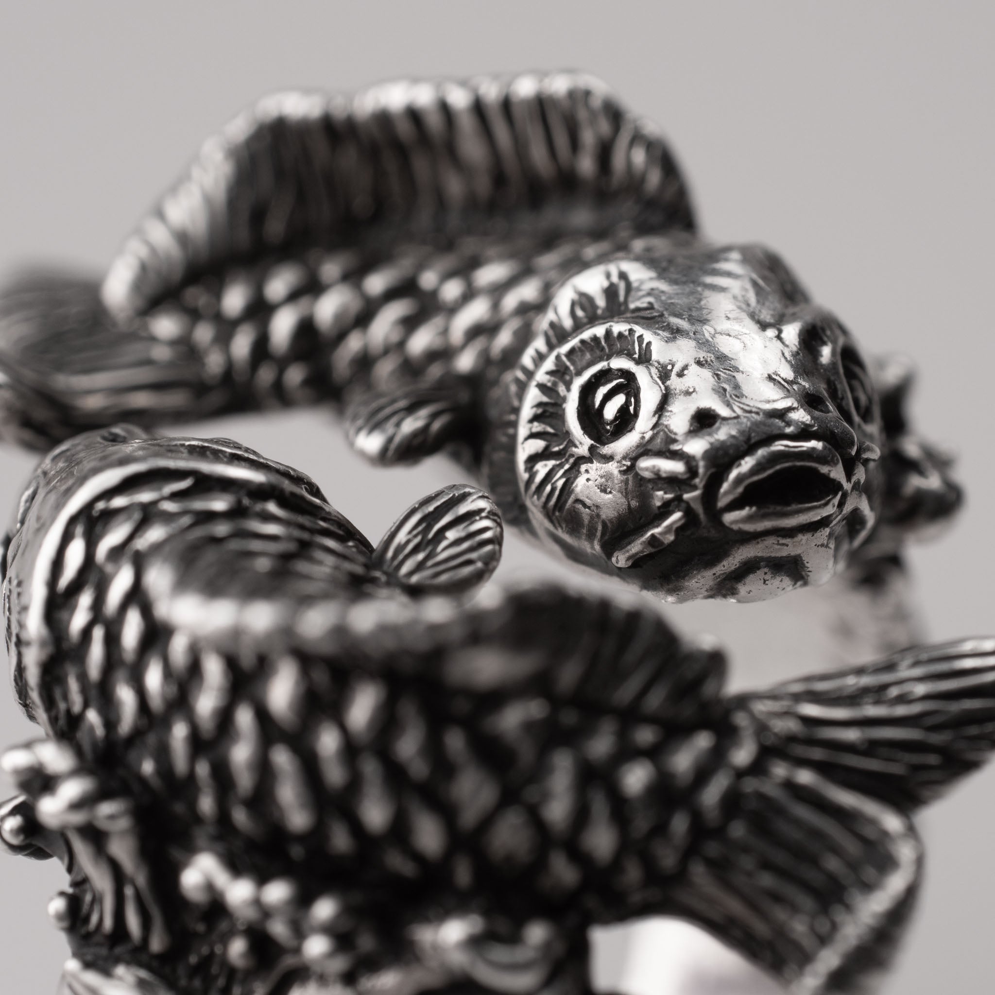 Koi Fish Ring – Japanese-Inspired Symbolic Jewelry in Sterling Silver 925