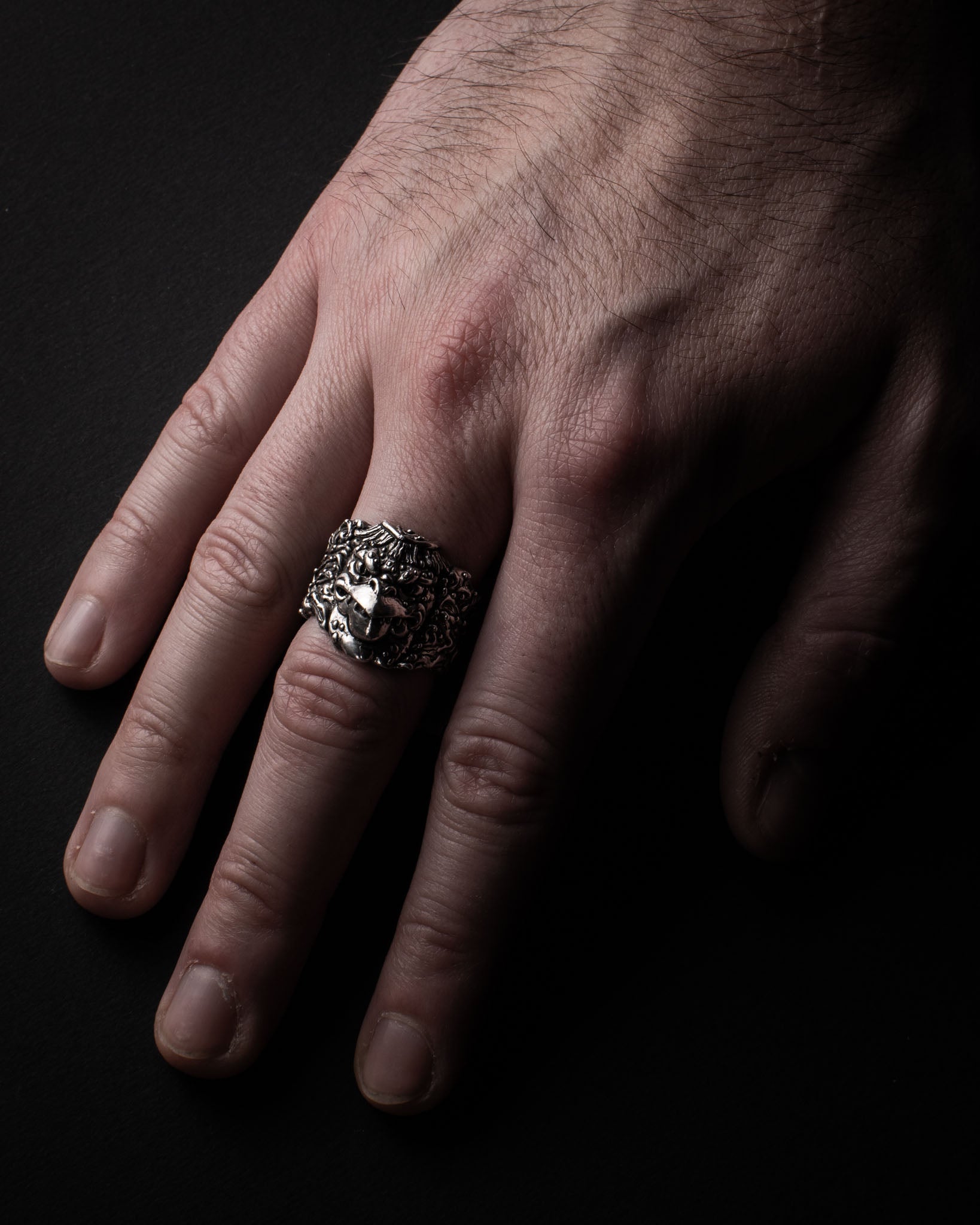 Kappa Ring – Japanese Mythology-Inspired in Sterling Silver 925