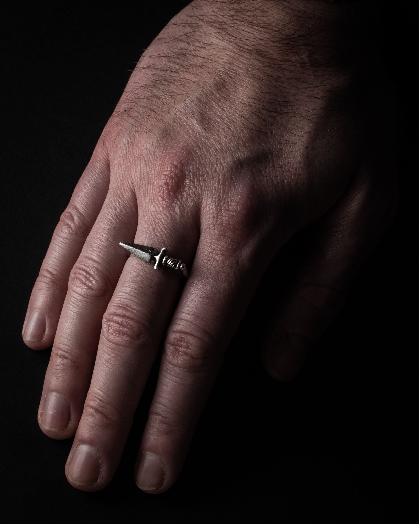 Dagger Knife Ring – Elegance Symbol Handmade in Sterling Silver 925