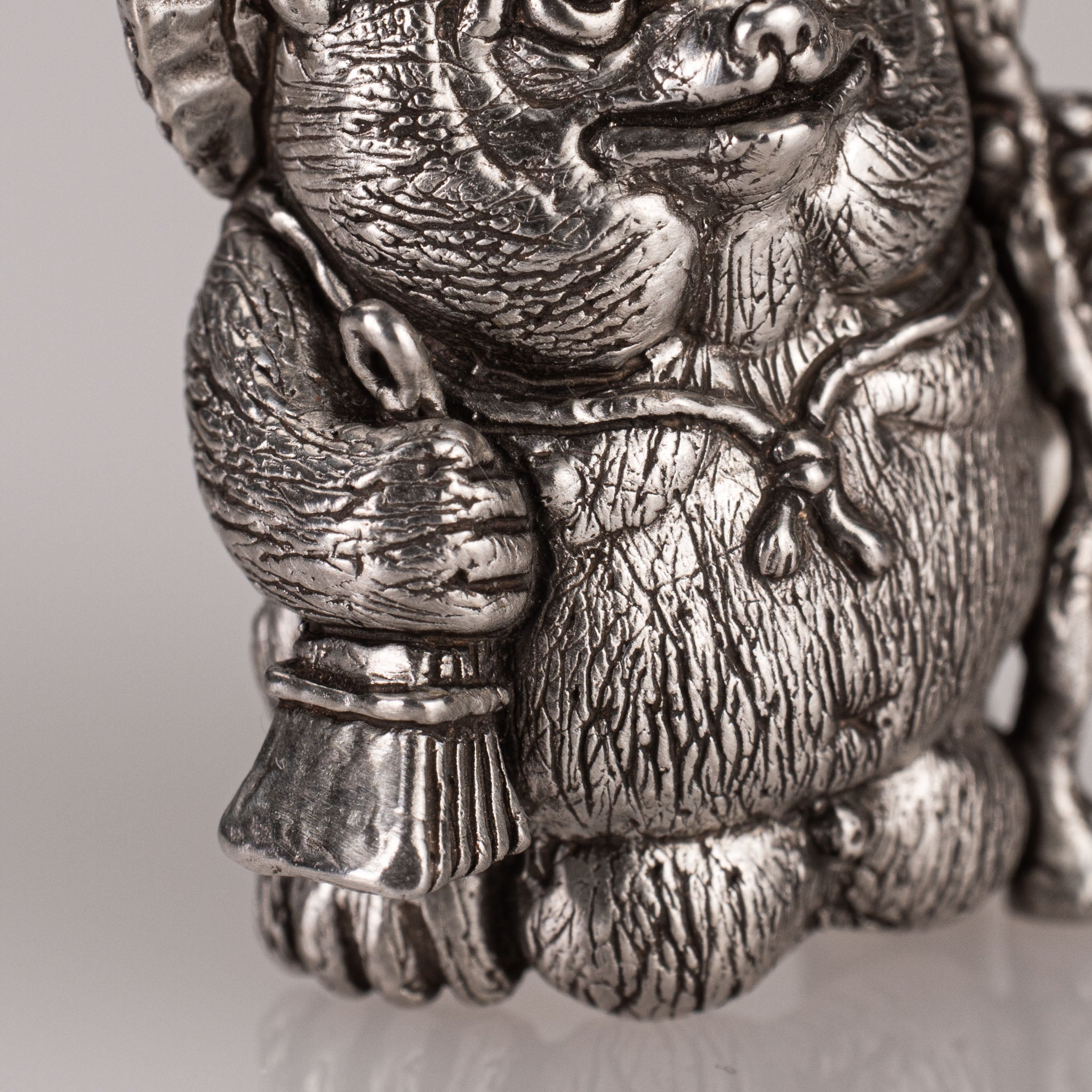 Tanuki Pendant – Japanese Joy Spirit Folklore in Sterling Silver 925