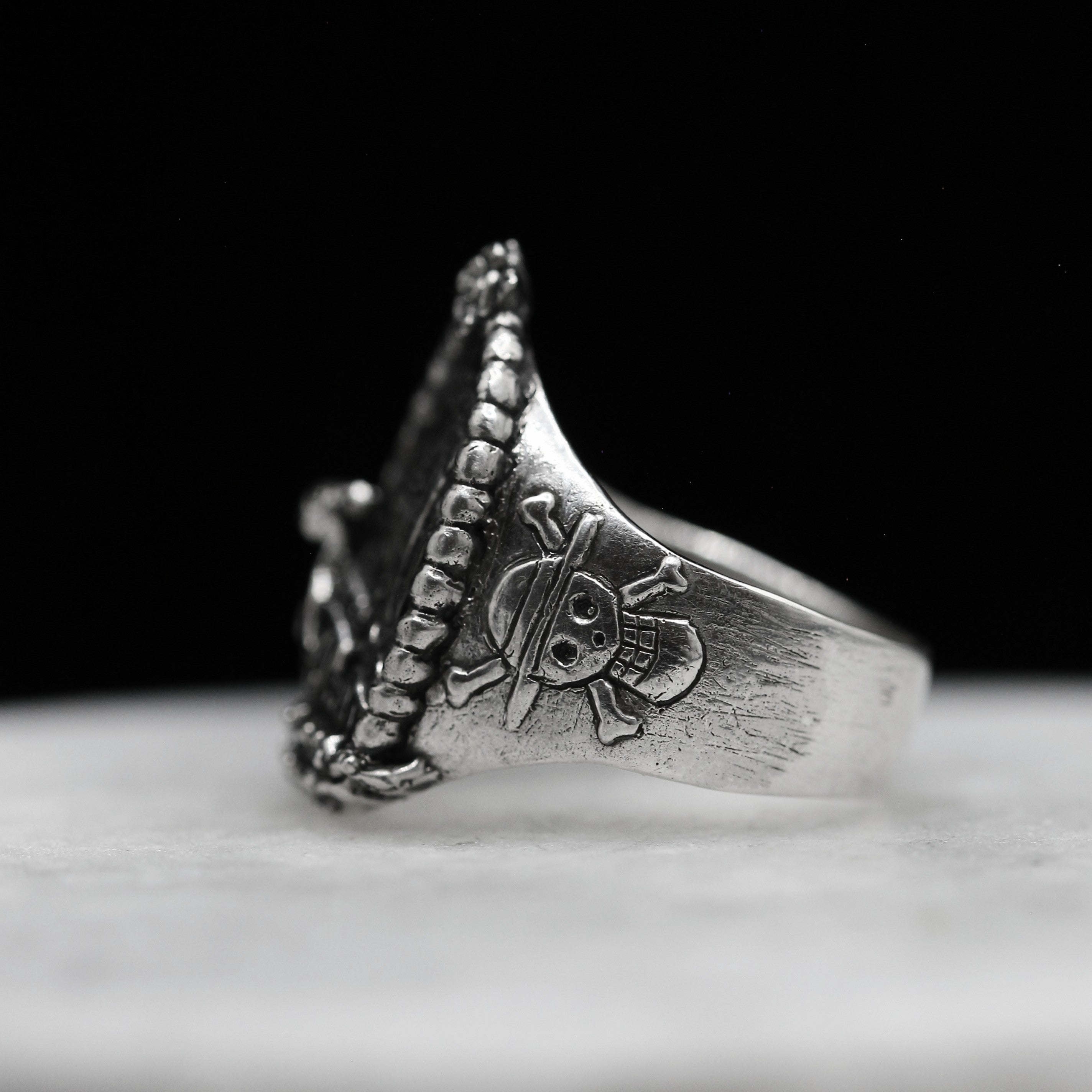 Going Merry Sailing Ship Ring – One Piece-Inspired Handmade in Sterling Silver 925