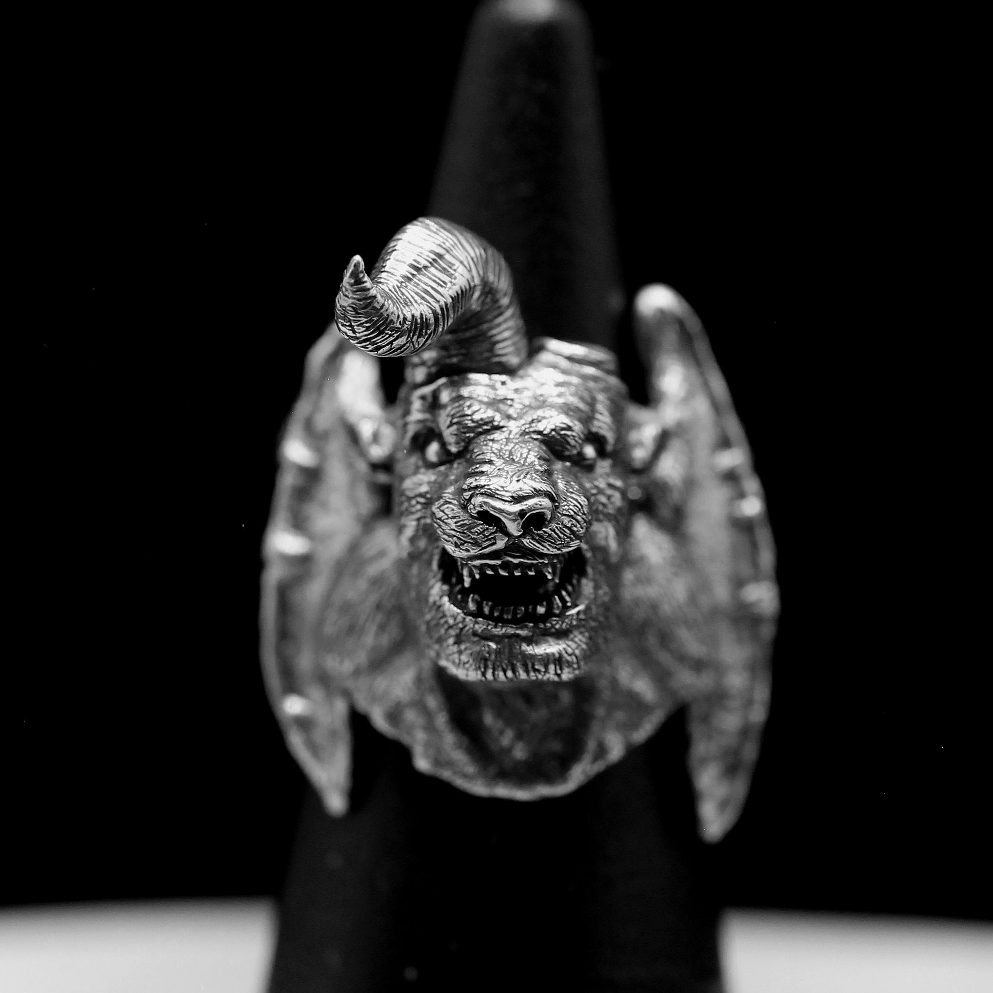 Nosferatu Zodd Ring – Handmade Berserk-Inspired Jewelry in Sterling Silver 925