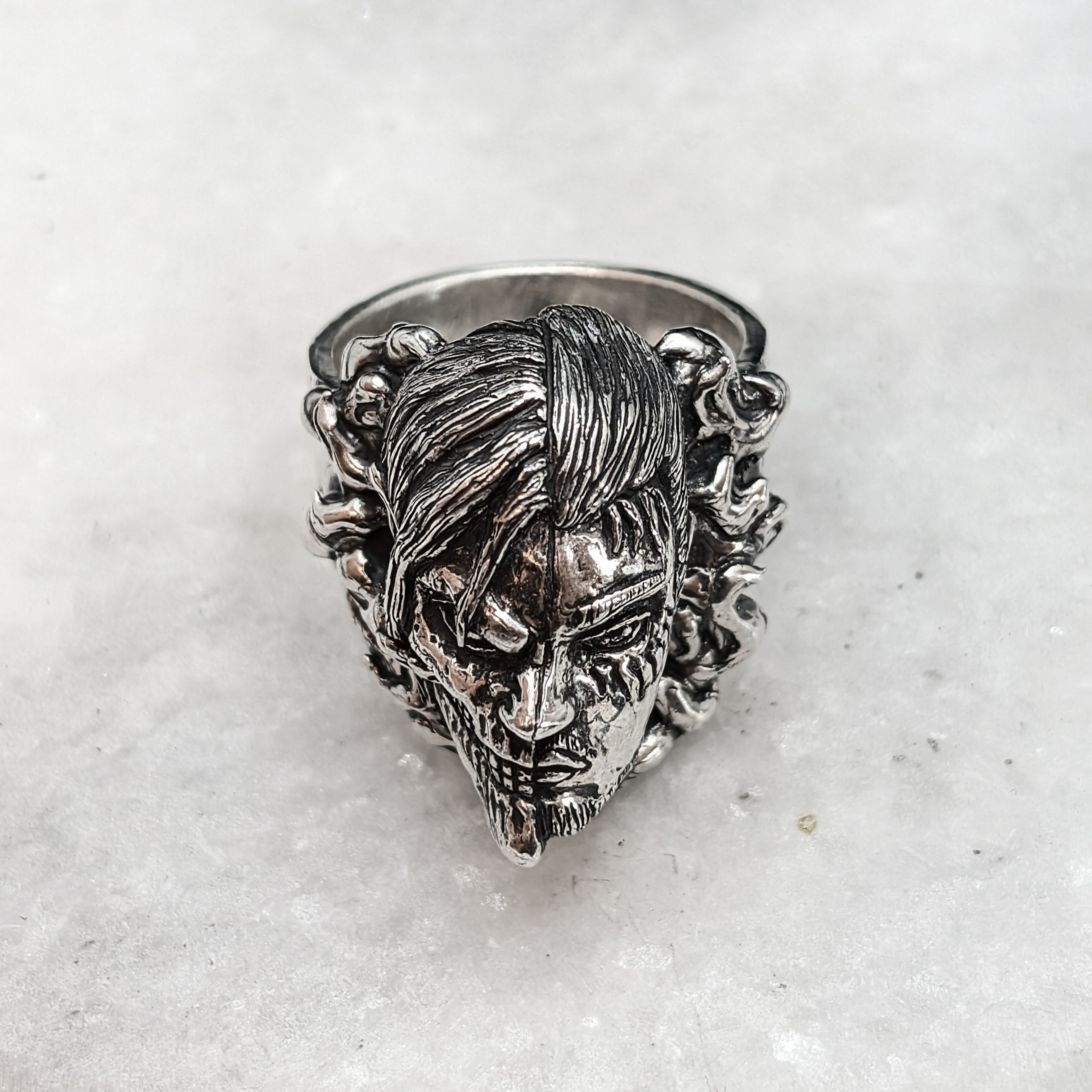Eren / Titan Ring – Attack on Titan-Inspired Jewelry Handmade in Sterling Silver 925