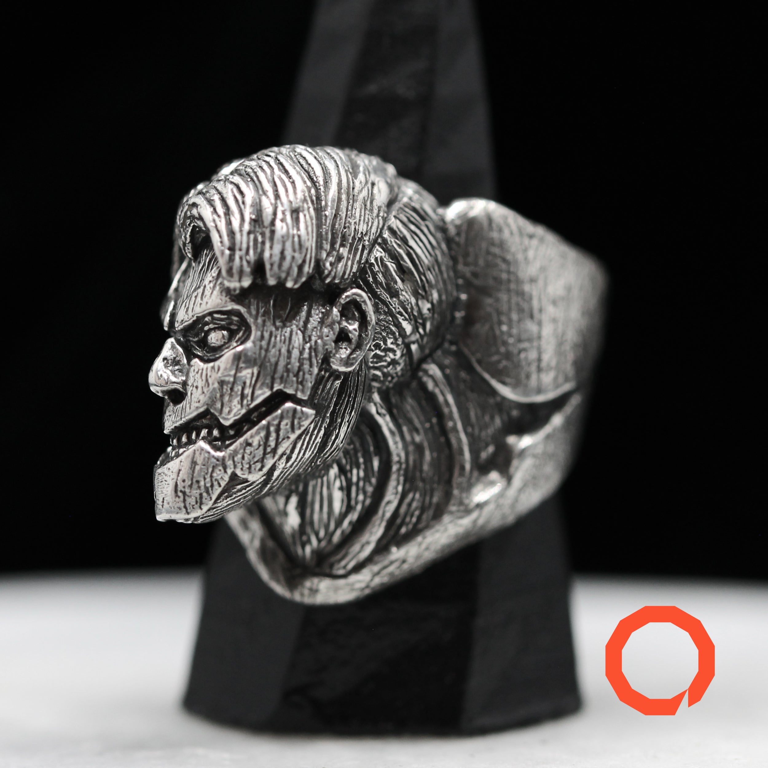 Armored Titan Ring – AOT Tribute Handcrafted in Sterling Silver 925