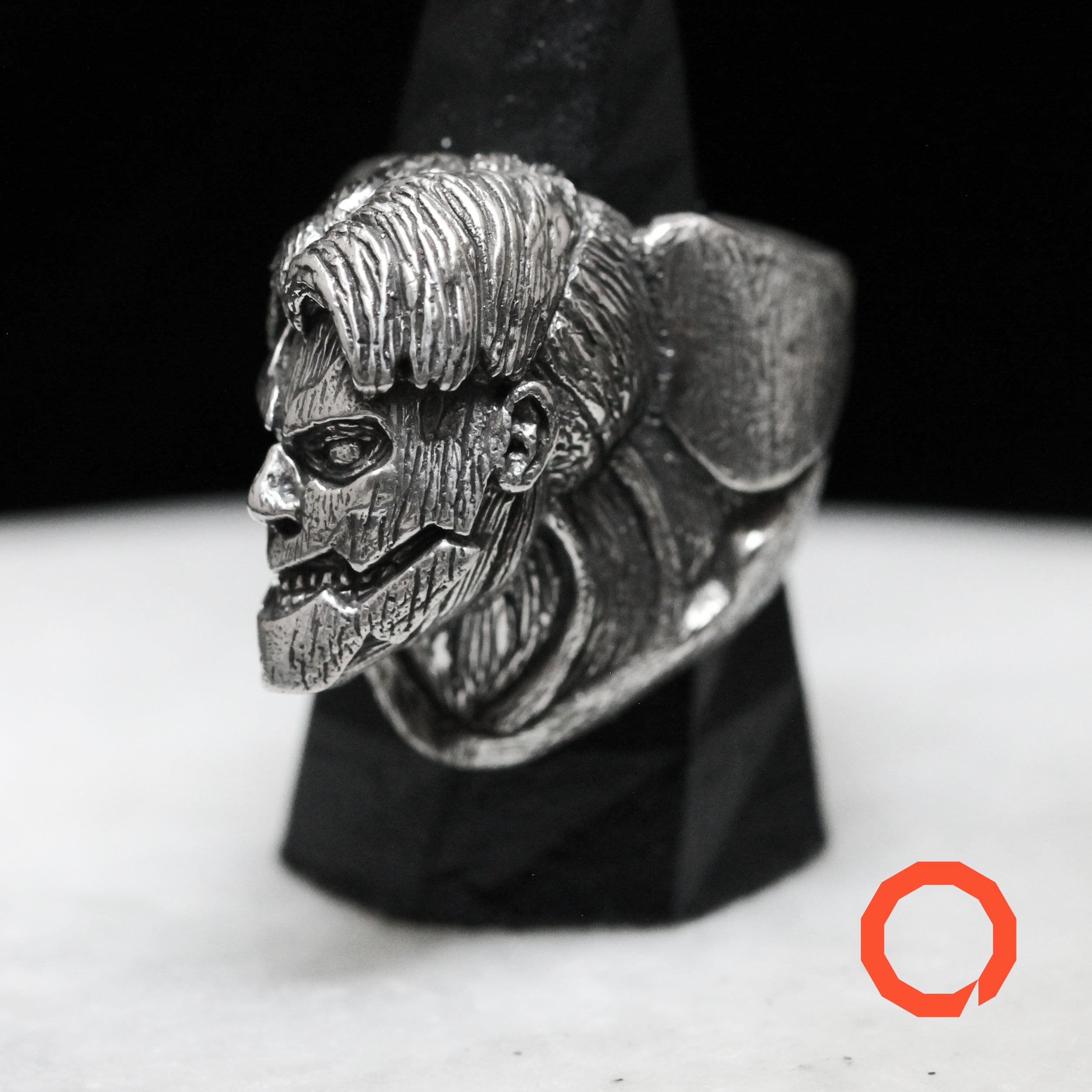 Armored Titan Ring – AOT Tribute Handcrafted in Sterling Silver 925