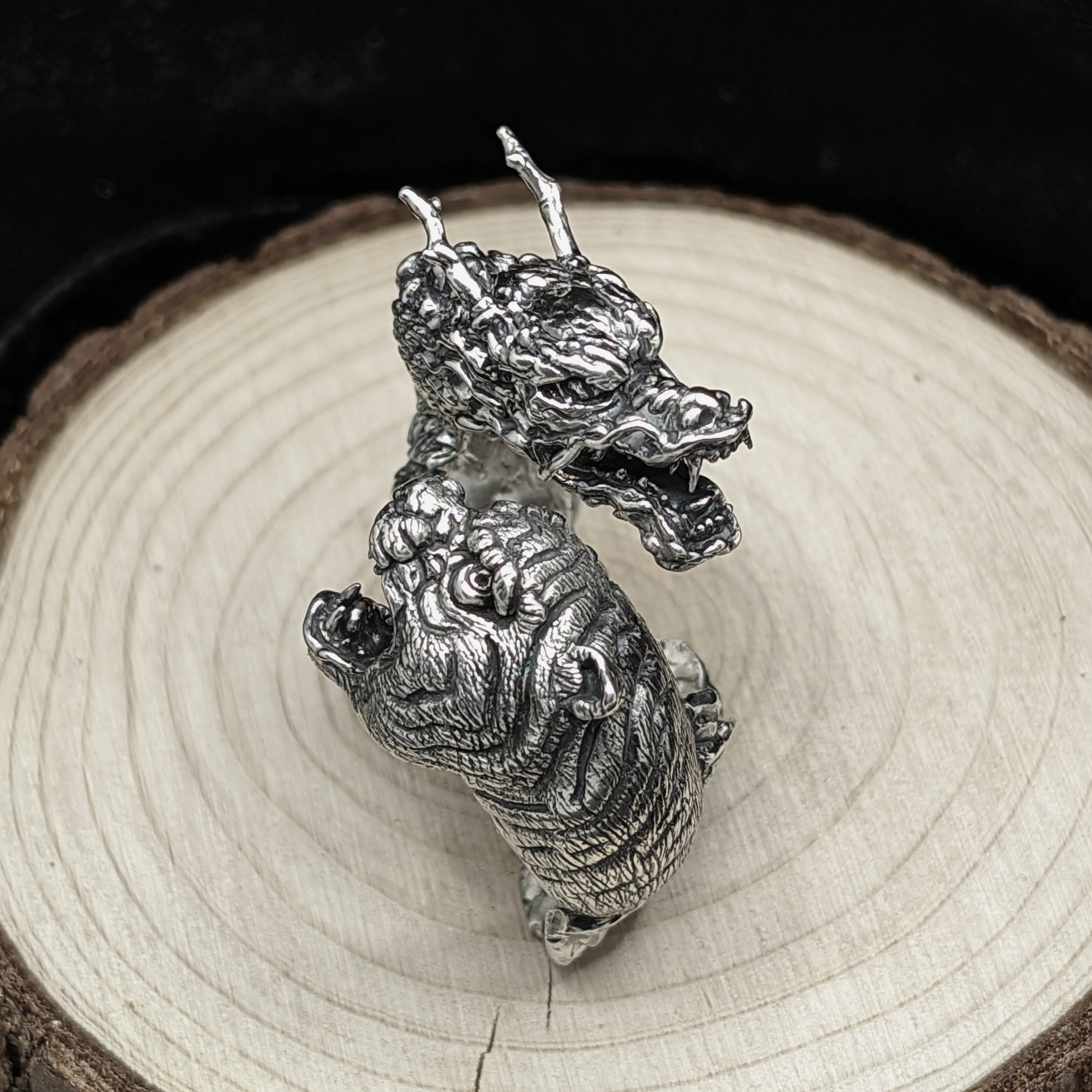 Dragon & Tiger Ring – The Yin-Yang of Modern Days in Sterling Silver 925