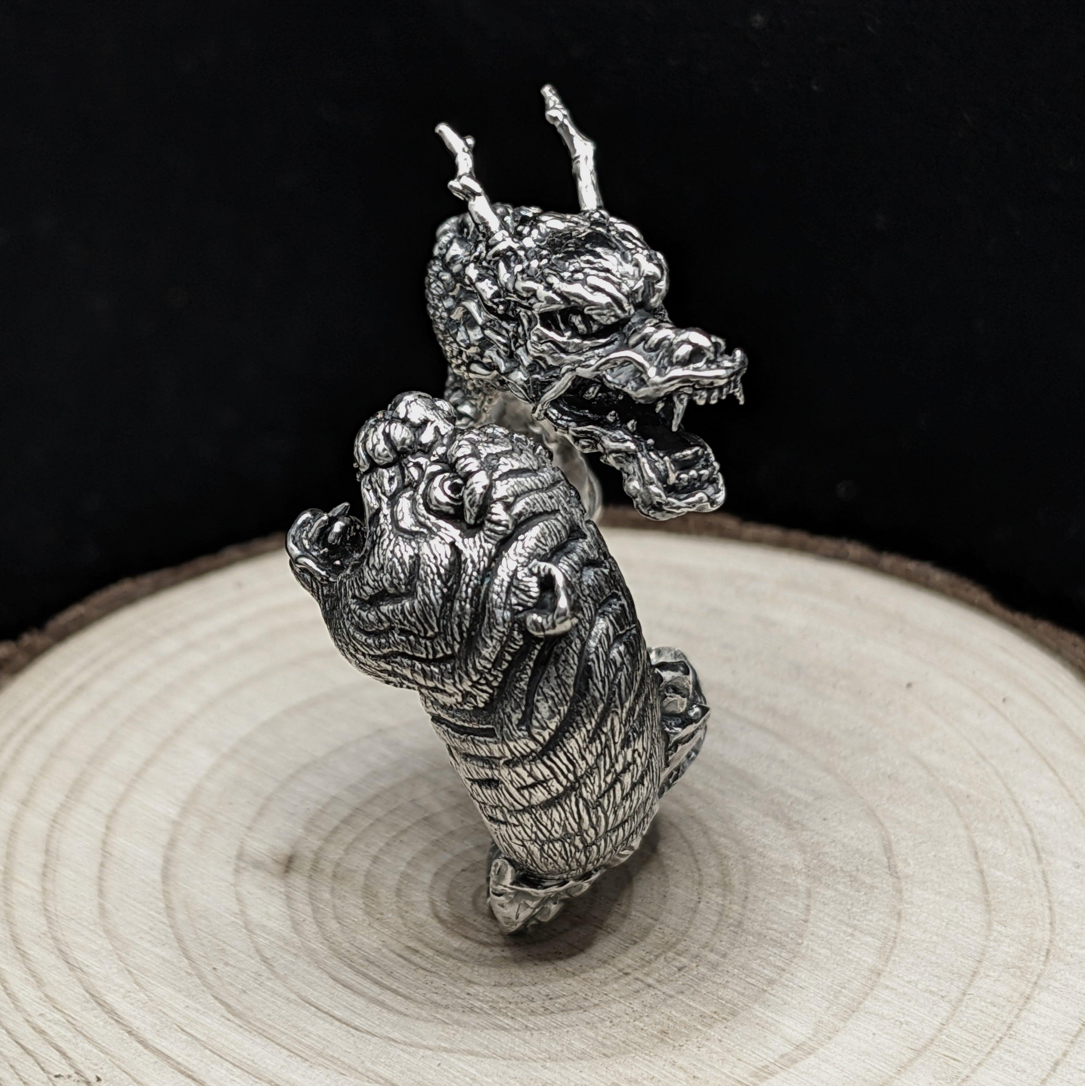 Dragon & Tiger Ring – The Yin-Yang of Modern Days in Sterling Silver 925