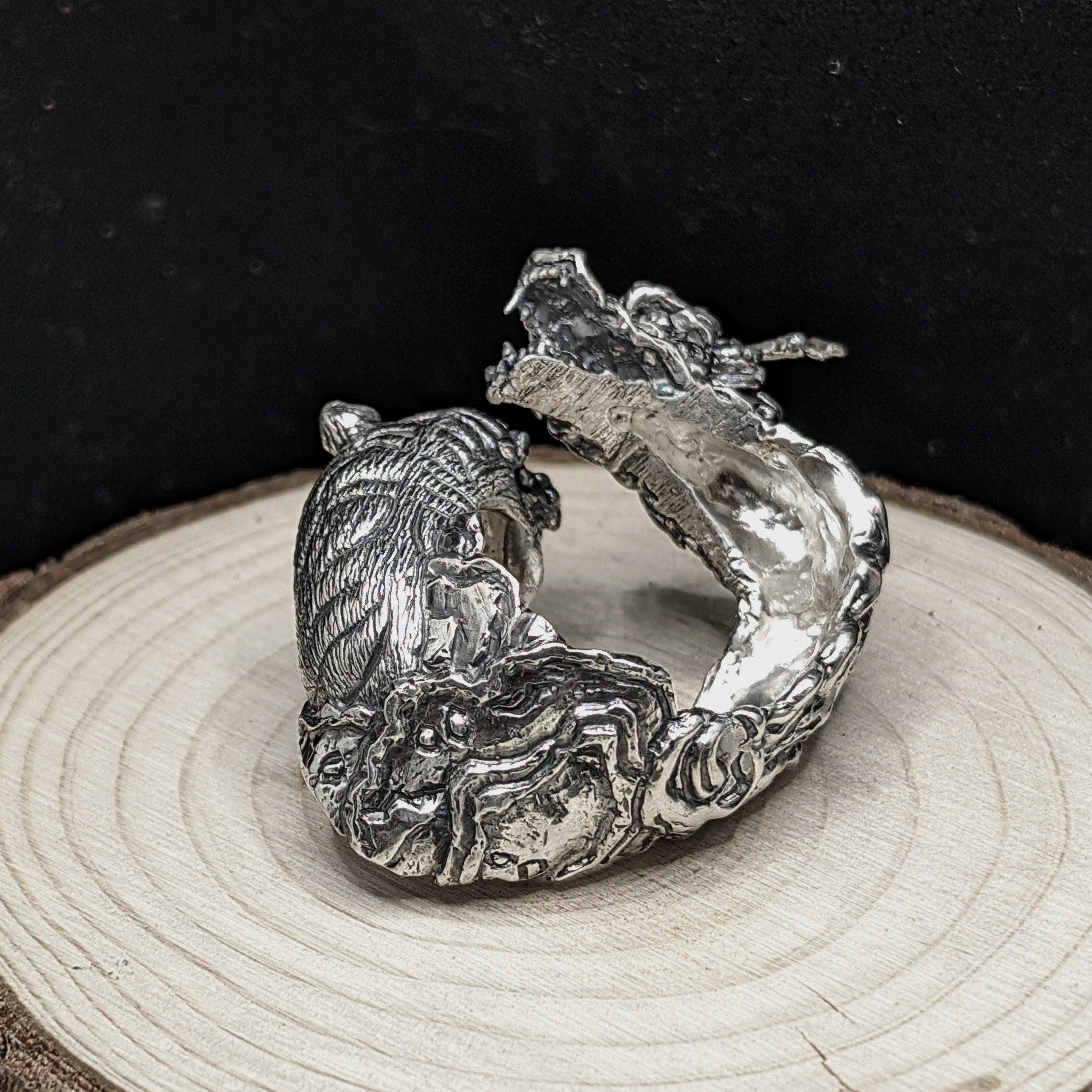 Dragon & Tiger Ring – The Yin-Yang of Modern Days in Sterling Silver 925