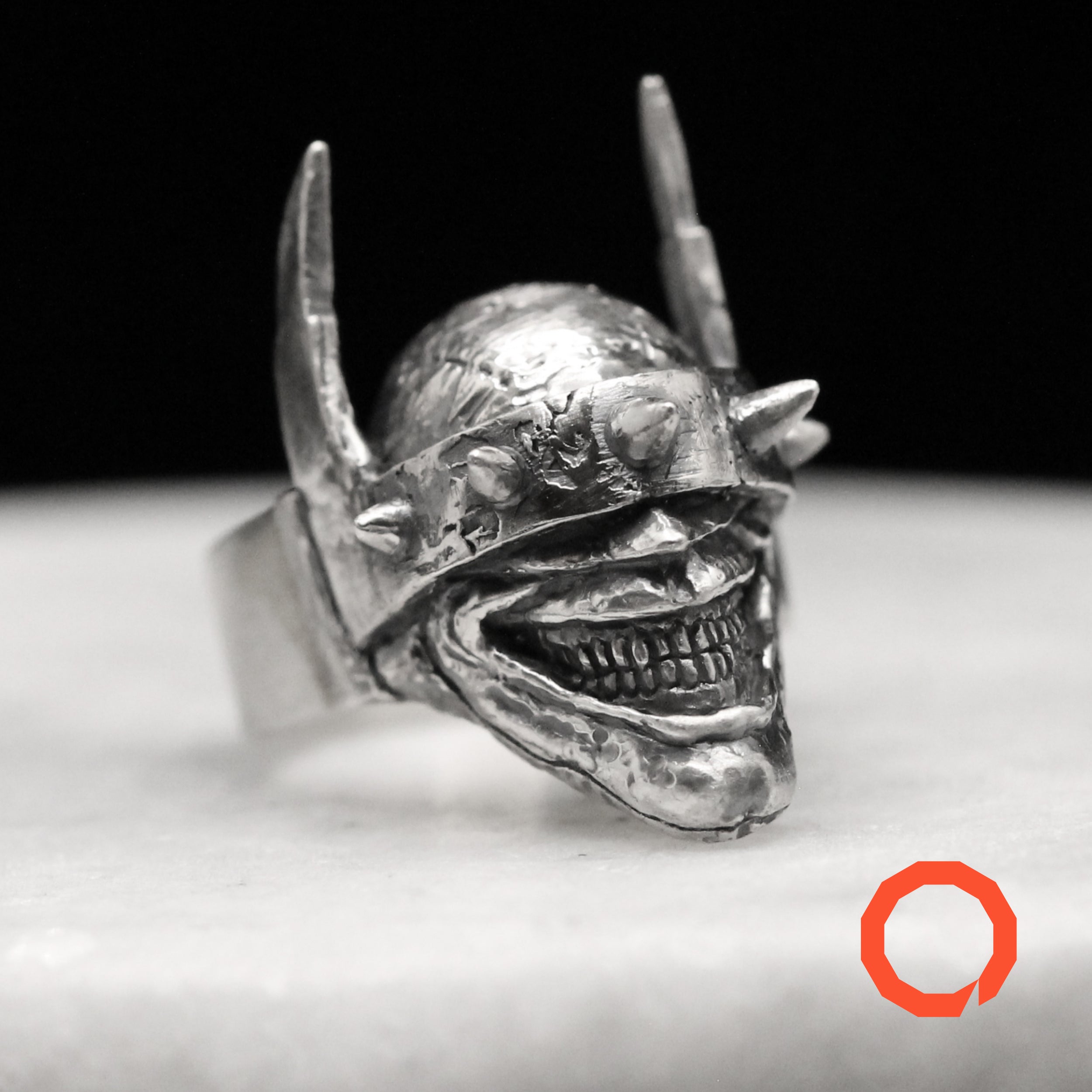 Batman Who Laughs Ring – Dark Multiverse Handcrafted in Sterling Silver 925