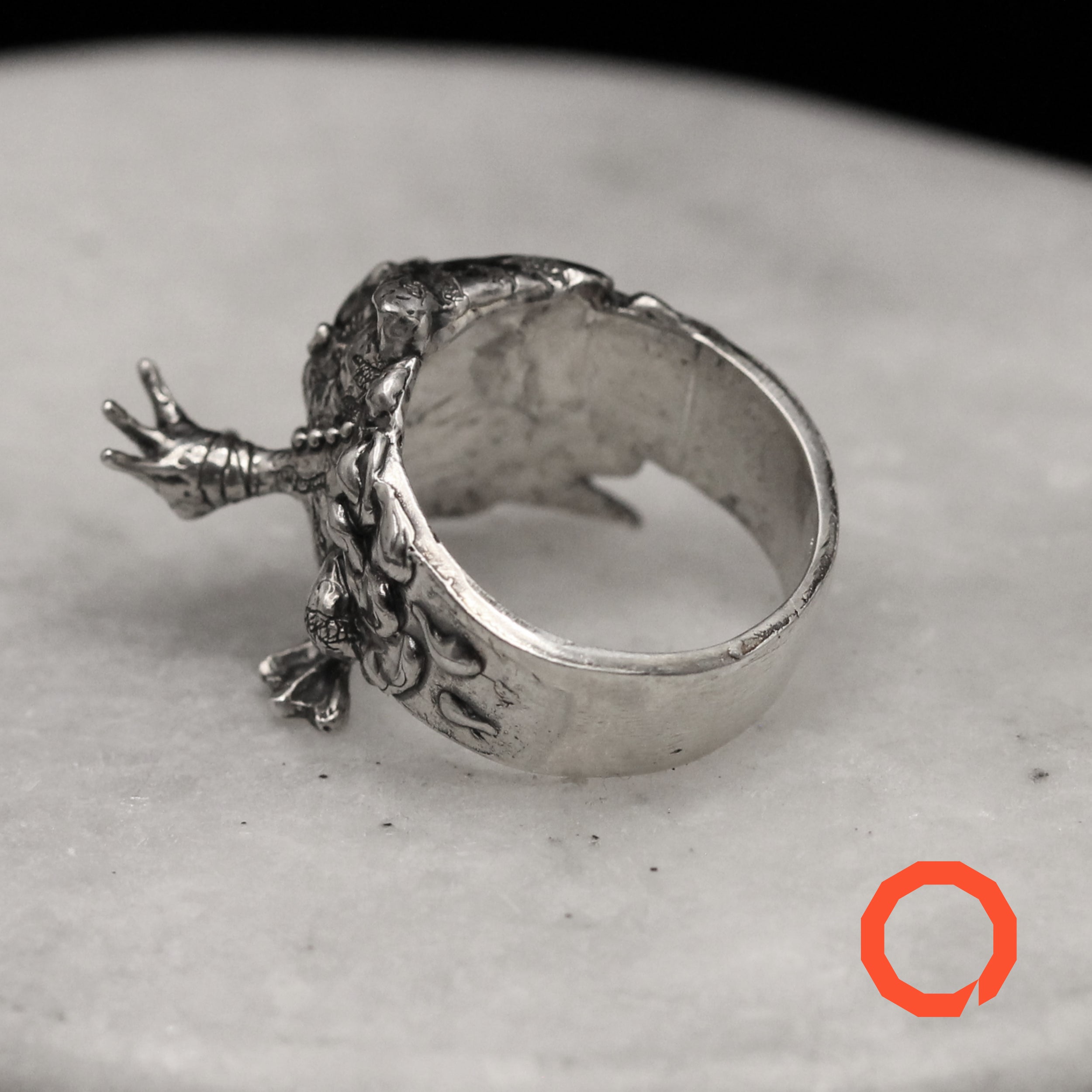 Gamabunta Ring – Naruto-Inspired in Sterling Silver 925