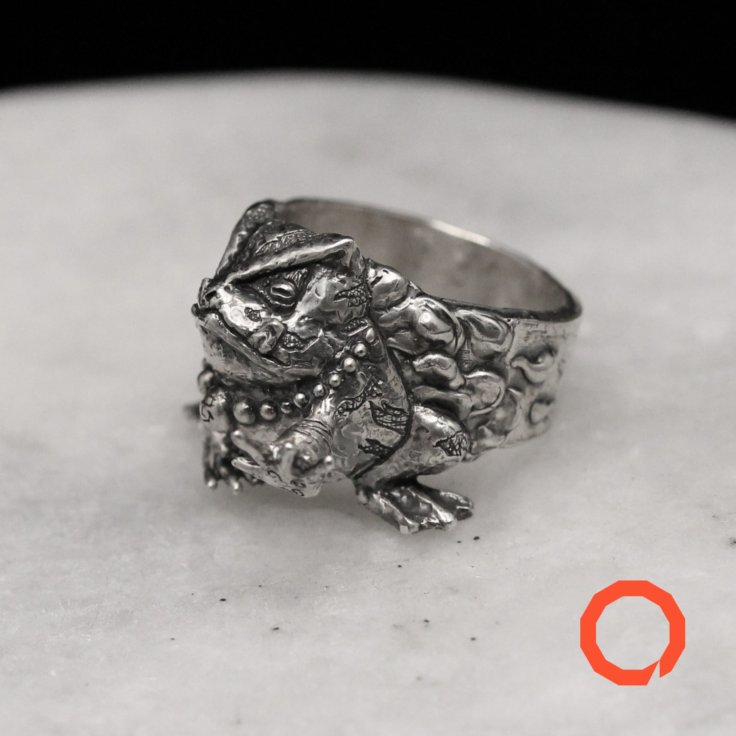 Gamabunta Ring – Naruto-Inspired in Sterling Silver 925