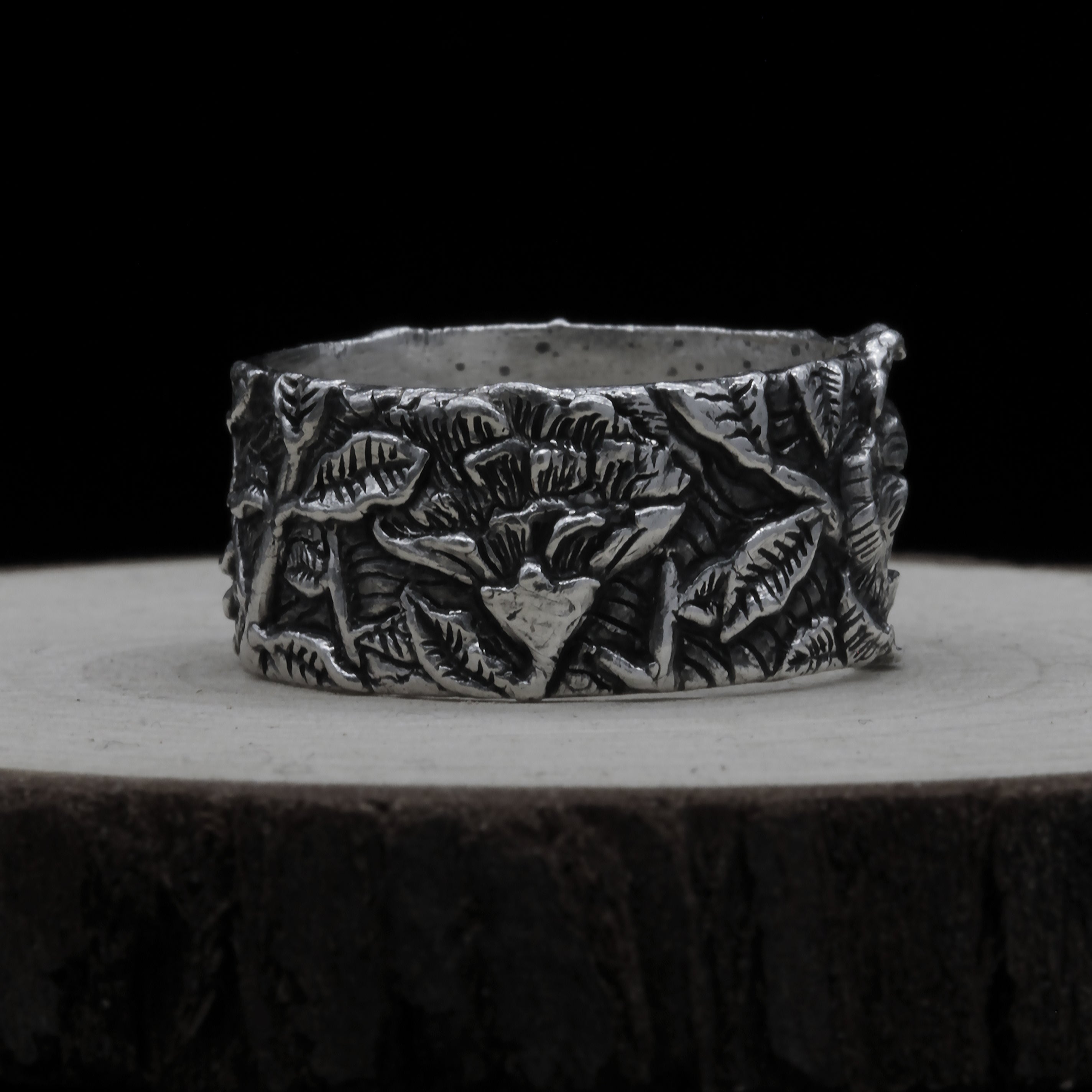 Anello Peonia – Elegante Gioiello Floreale Fatto a Mano in Argento 925
