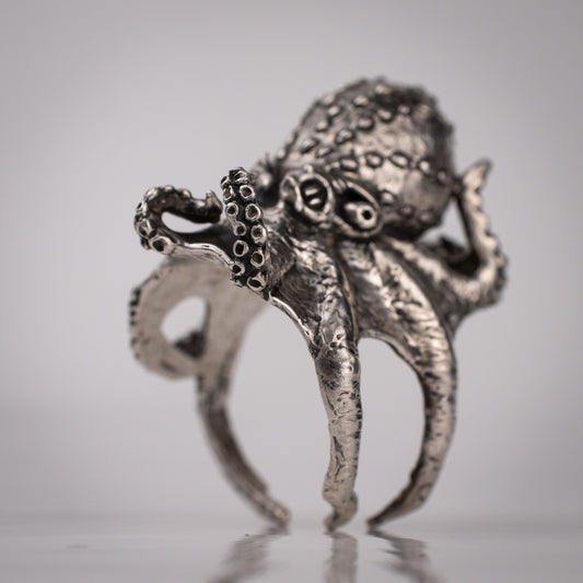 Octopus Ring – Ocean Nature's Inspired in Sterling Silver 925