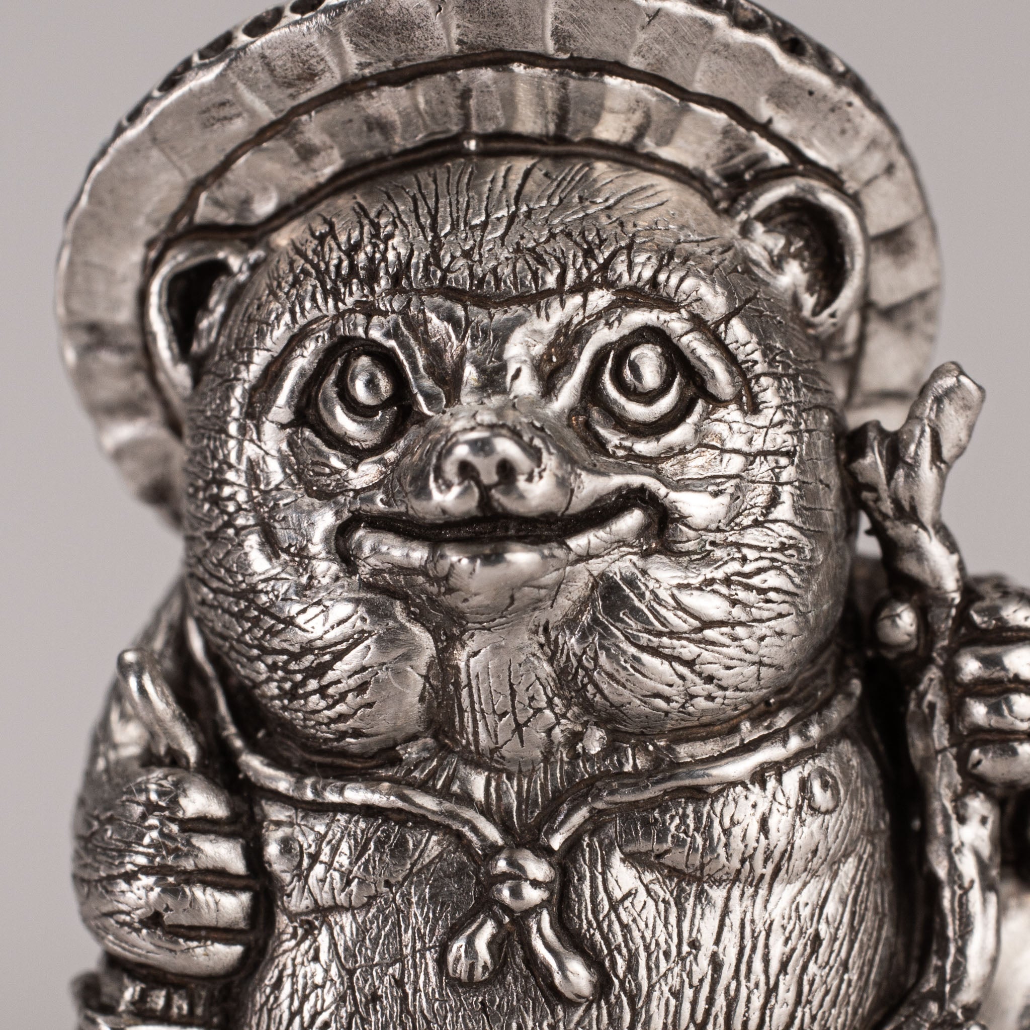 Tanuki Pendant – Japanese Joy Spirit Folklore in Sterling Silver 925