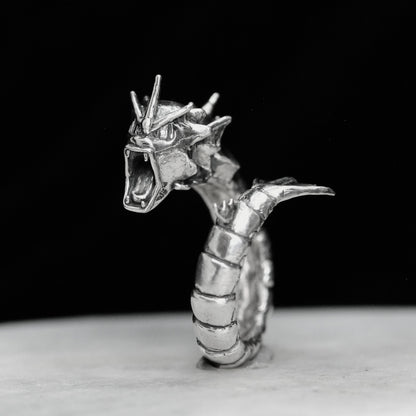 GYARADOS Handmade Silver Ring