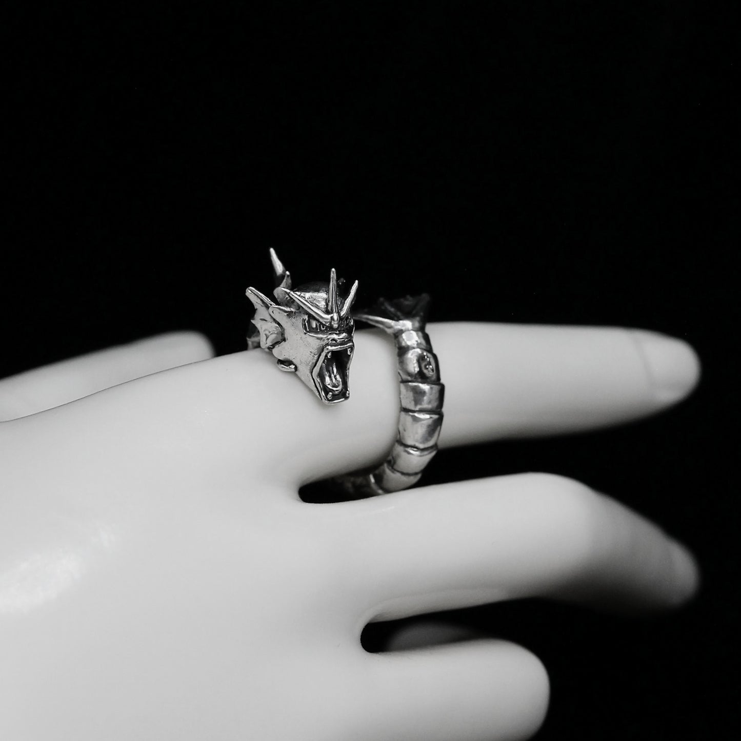 GYARADOS Handmade Silver Ring