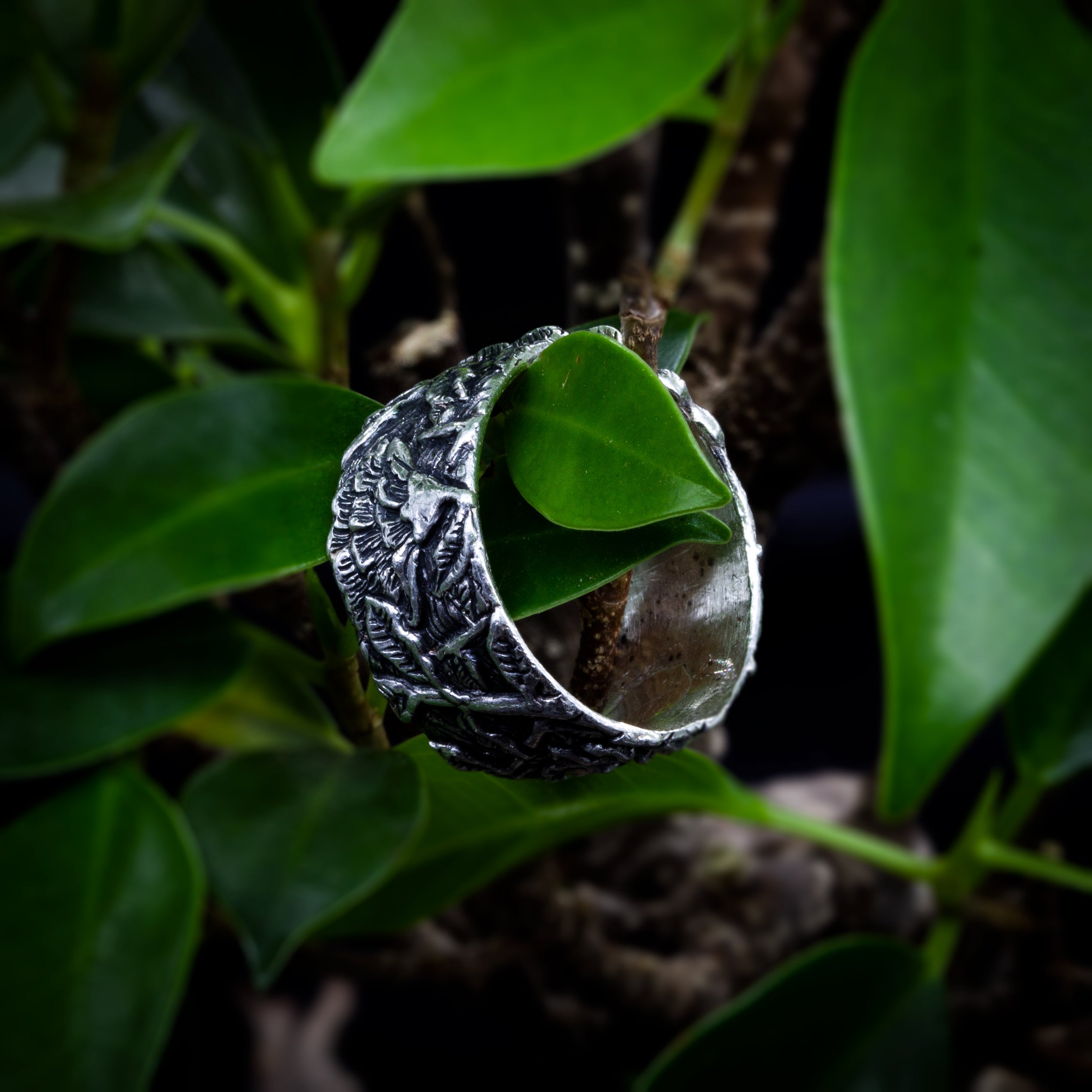 Anello Peonia – Elegante Gioiello Floreale Fatto a Mano in Argento 925