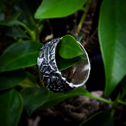 Peony Silver 925 Ring - Blossoming Elegance