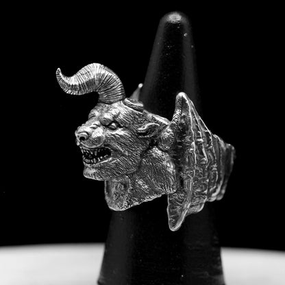 NOSFERATU ZODD Handmade Sterling Silver 925 Ring