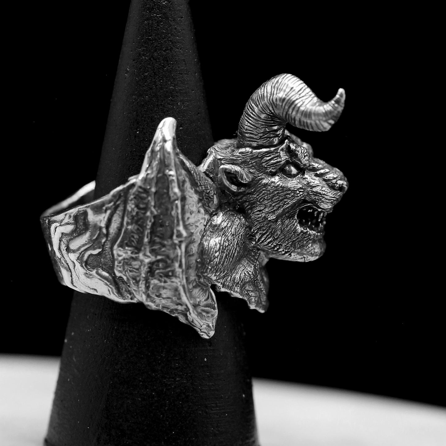 NOSFERATU ZODD Handmade Sterling Silver 925 Ring