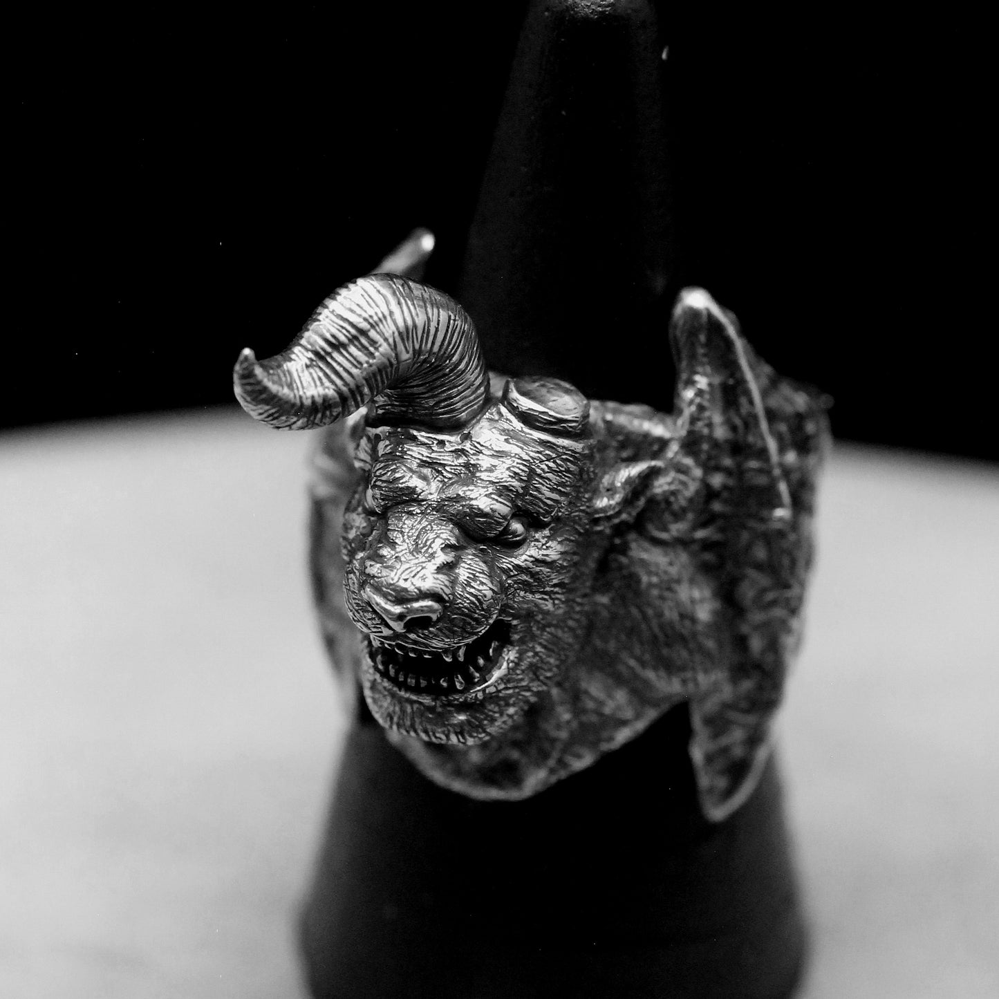 NOSFERATU ZODD Handmade Sterling Silver 925 Ring