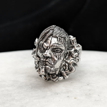 EREN x TITAN Handmade Silver Ring