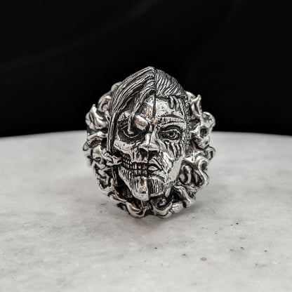 EREN x TITAN Handmade Silver Ring