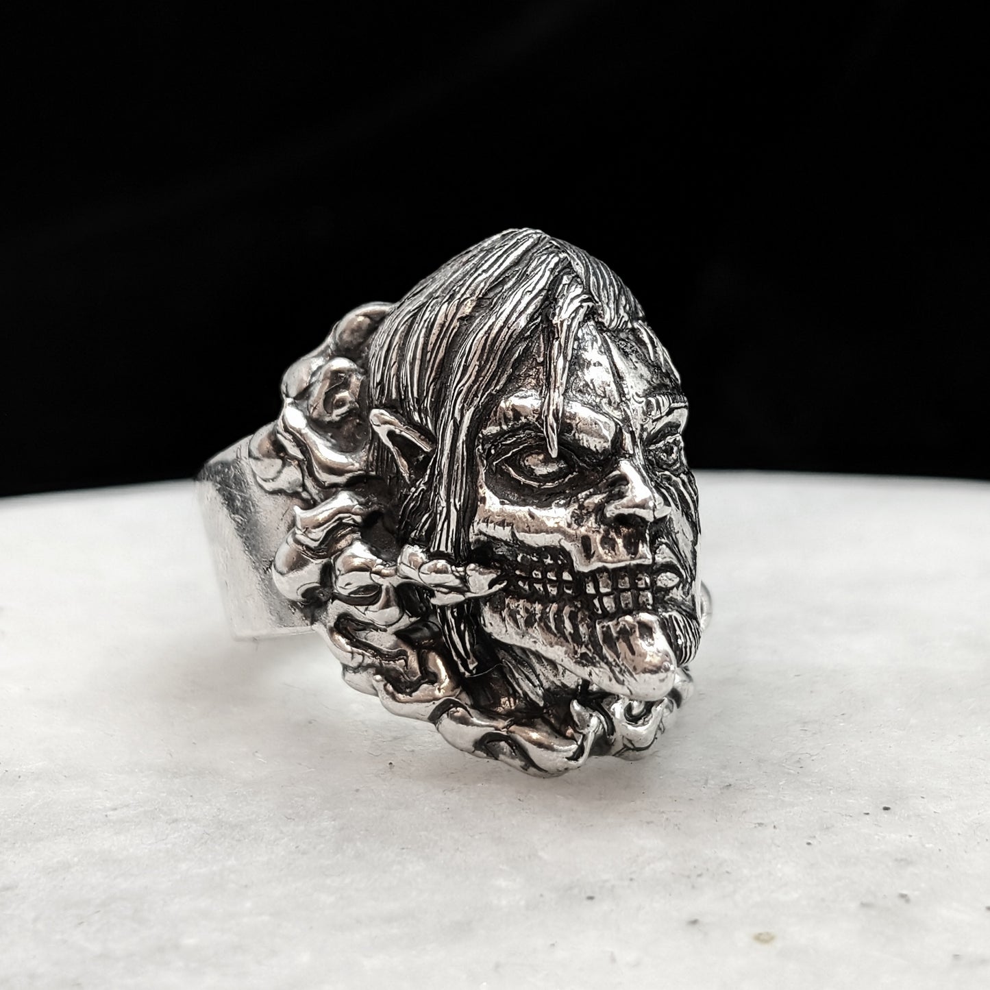 EREN x TITAN Handmade Silver Ring