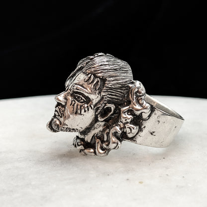 EREN x TITAN Handmade Silver Ring