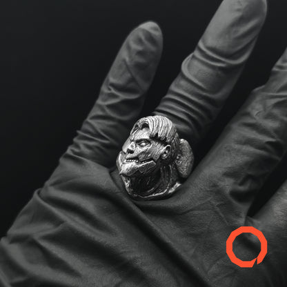 ARMORED TITAN 2023 Handmade Silver 295 Ring