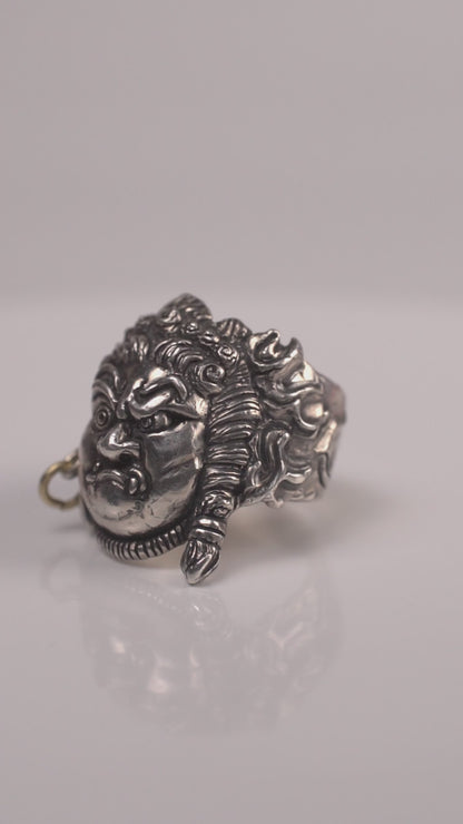 FUDO MYO-O Buddha Handmade Sterling Silver 925 Ring