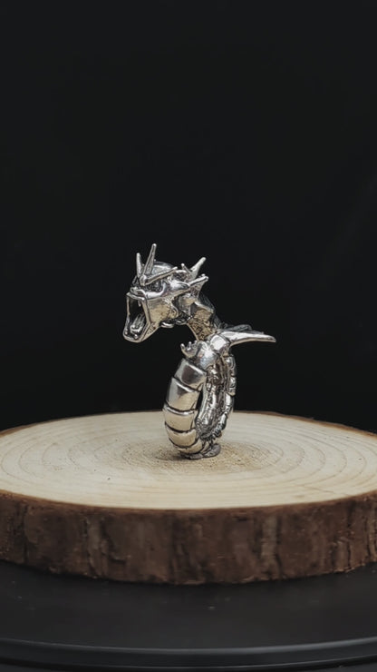 GYARADOS Handmade Silver Ring