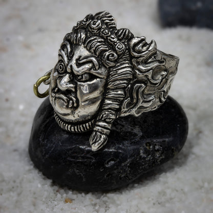 FUDO MYO-O Buddha Handmade Sterling Silver 925 Ring