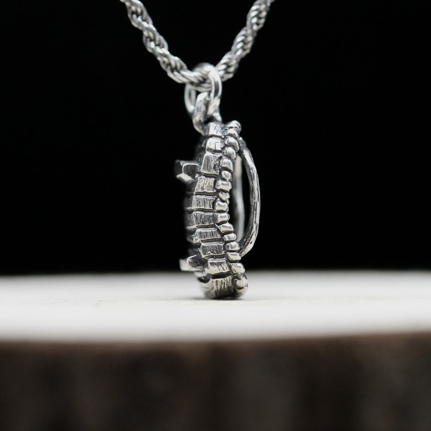 TSUKUMOGAMI GETA - Handmade Pendant in 925 Sterling Silver