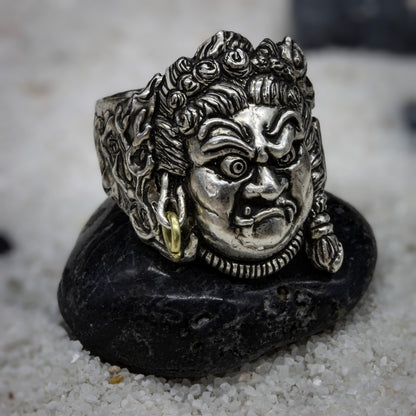 FUDO MYO-O Buddha Handmade Sterling Silver 925 Ring