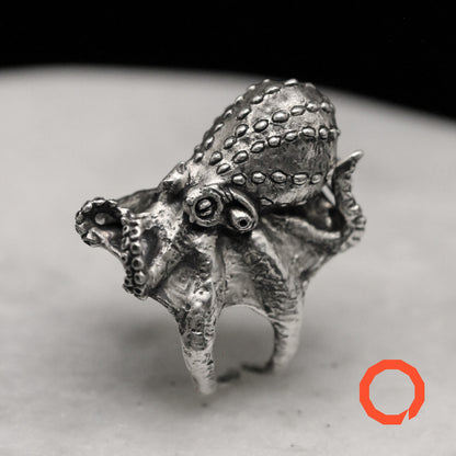 OCTOPUS Handmade Silver Ring